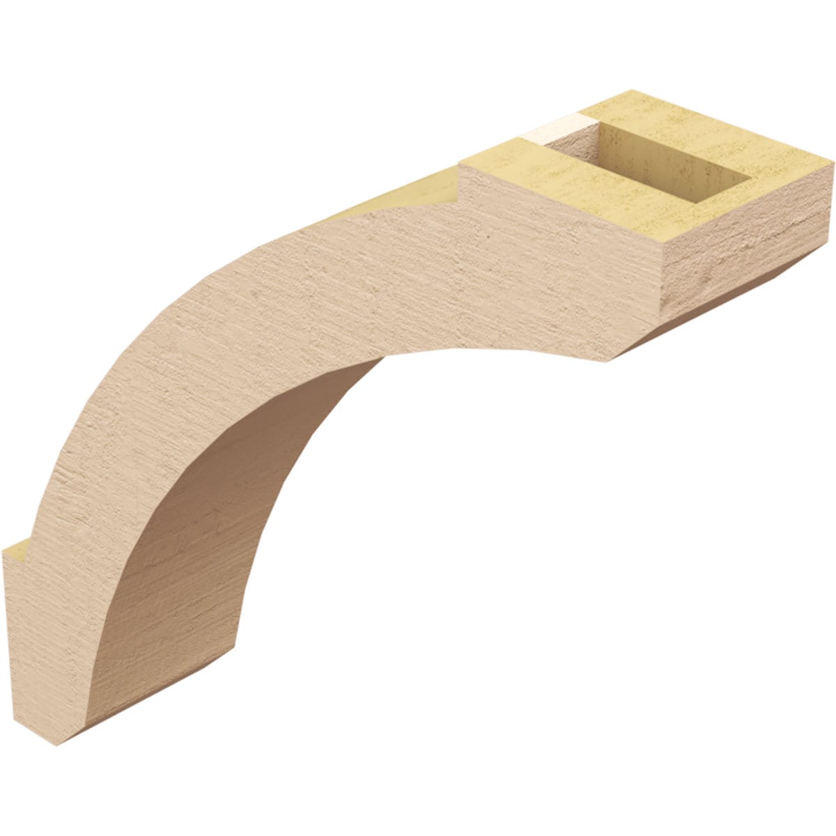 Ekena Millwork BRCUR03X12X12LFTRCPR braces - View #6