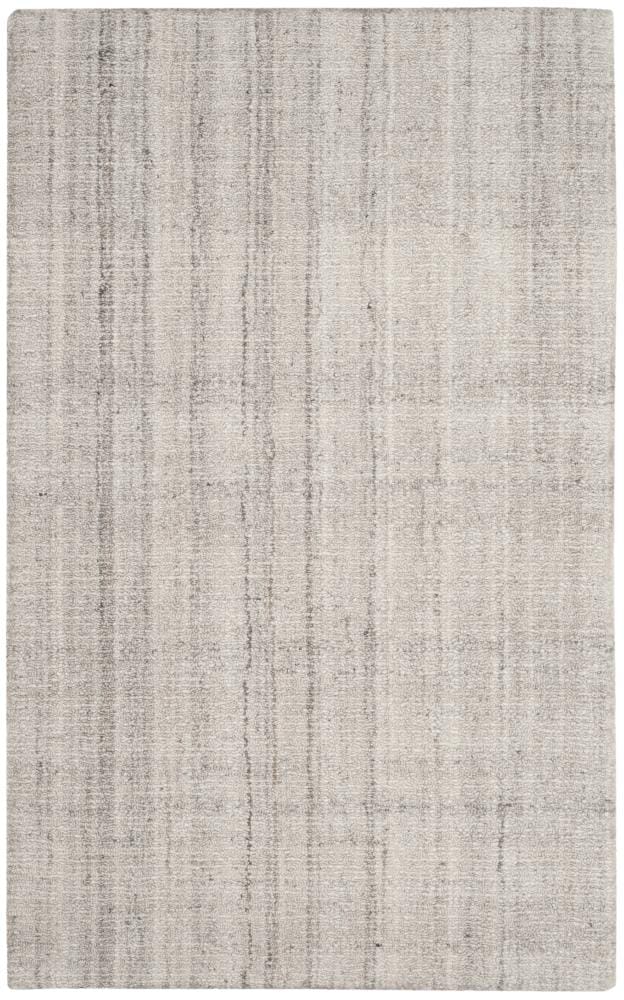 Safavieh ABT141E-4 Abstract Andre 4 x 6 (ft) Tufted Synthetic Light Gray Rectangular Indoor Abstract Farmhouse/Cottage Area rug