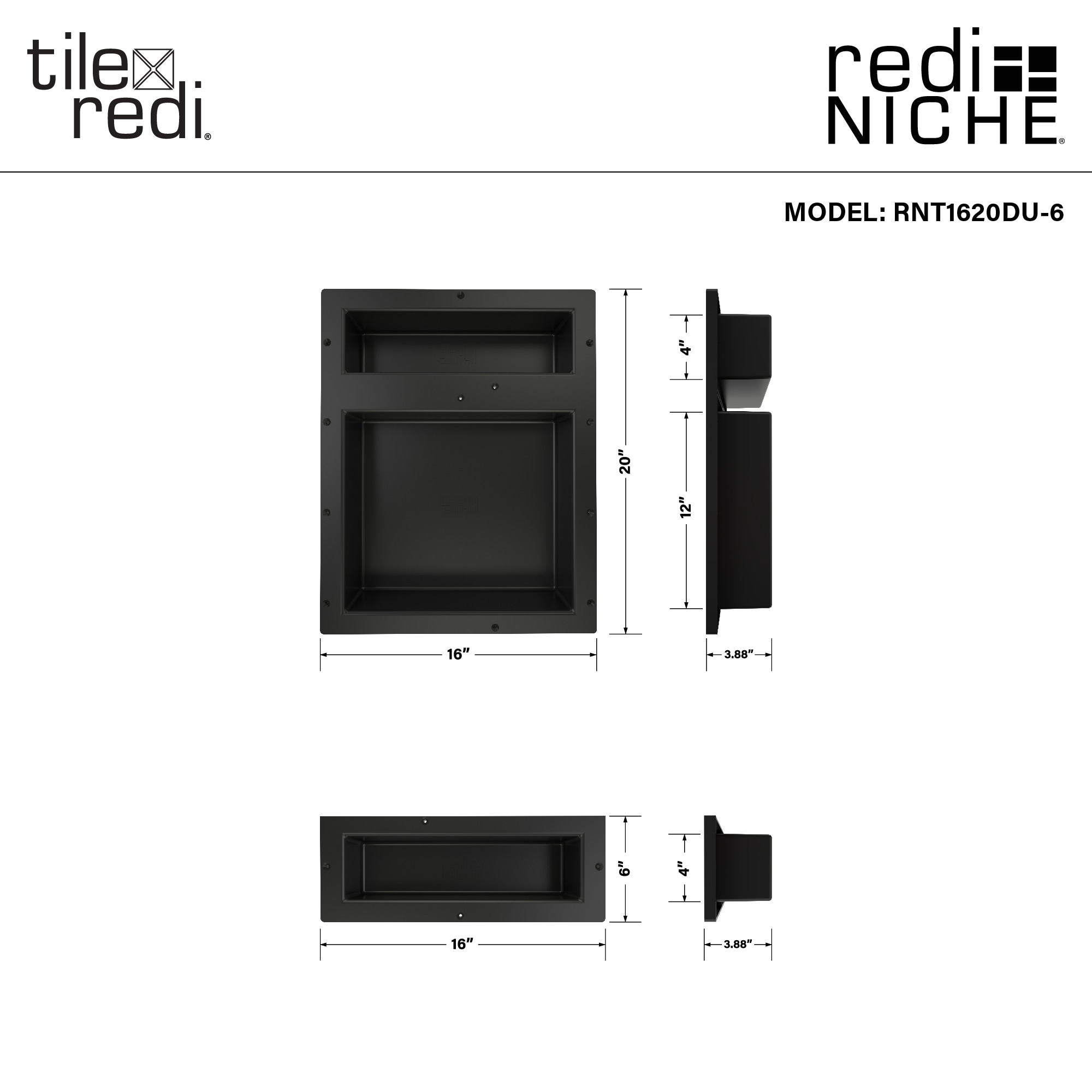 Tile Redi RNT1620DU-6 Shower-Accessories - View #4
