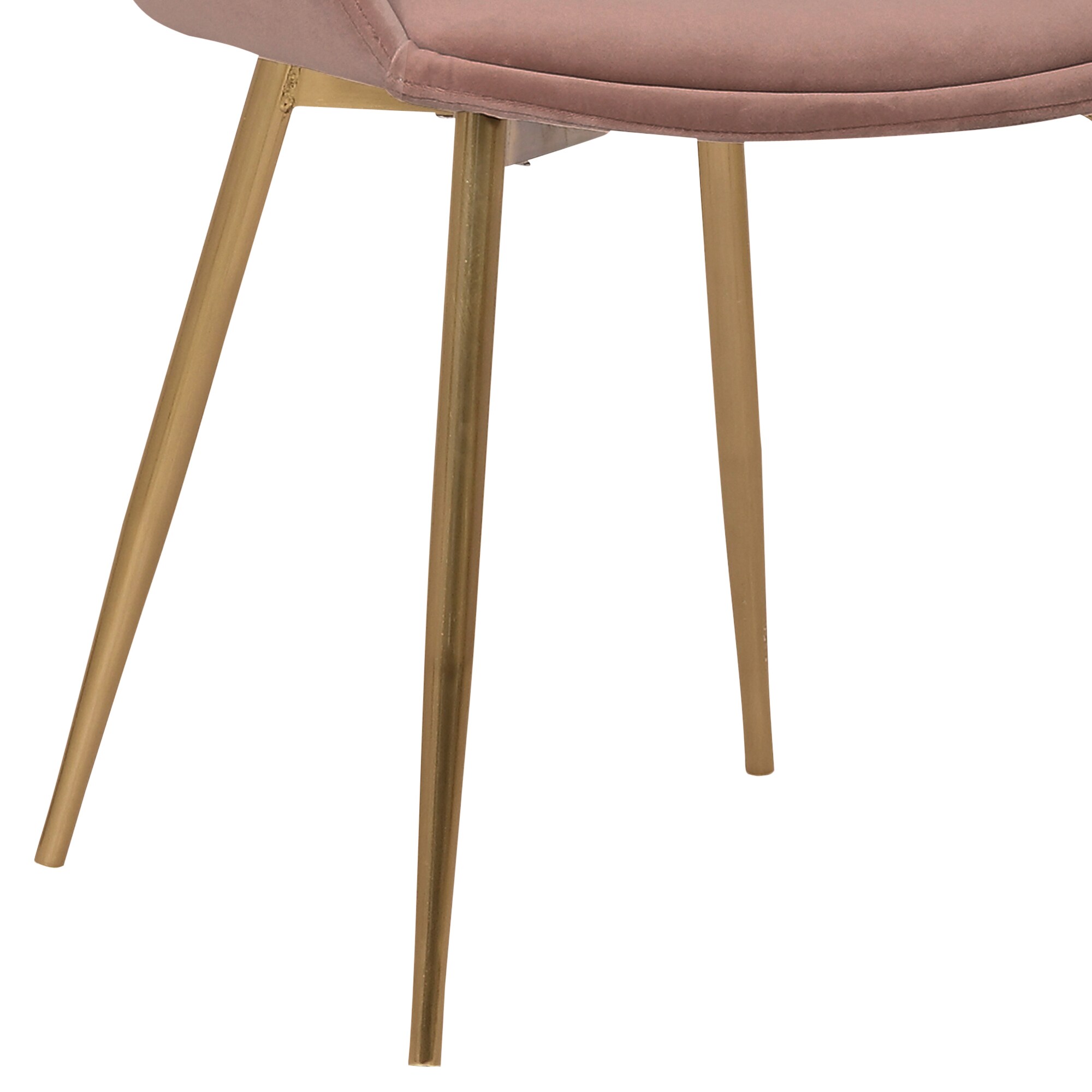 Armen Living LCHESIGLDPNK Dining-Chairs - View #7