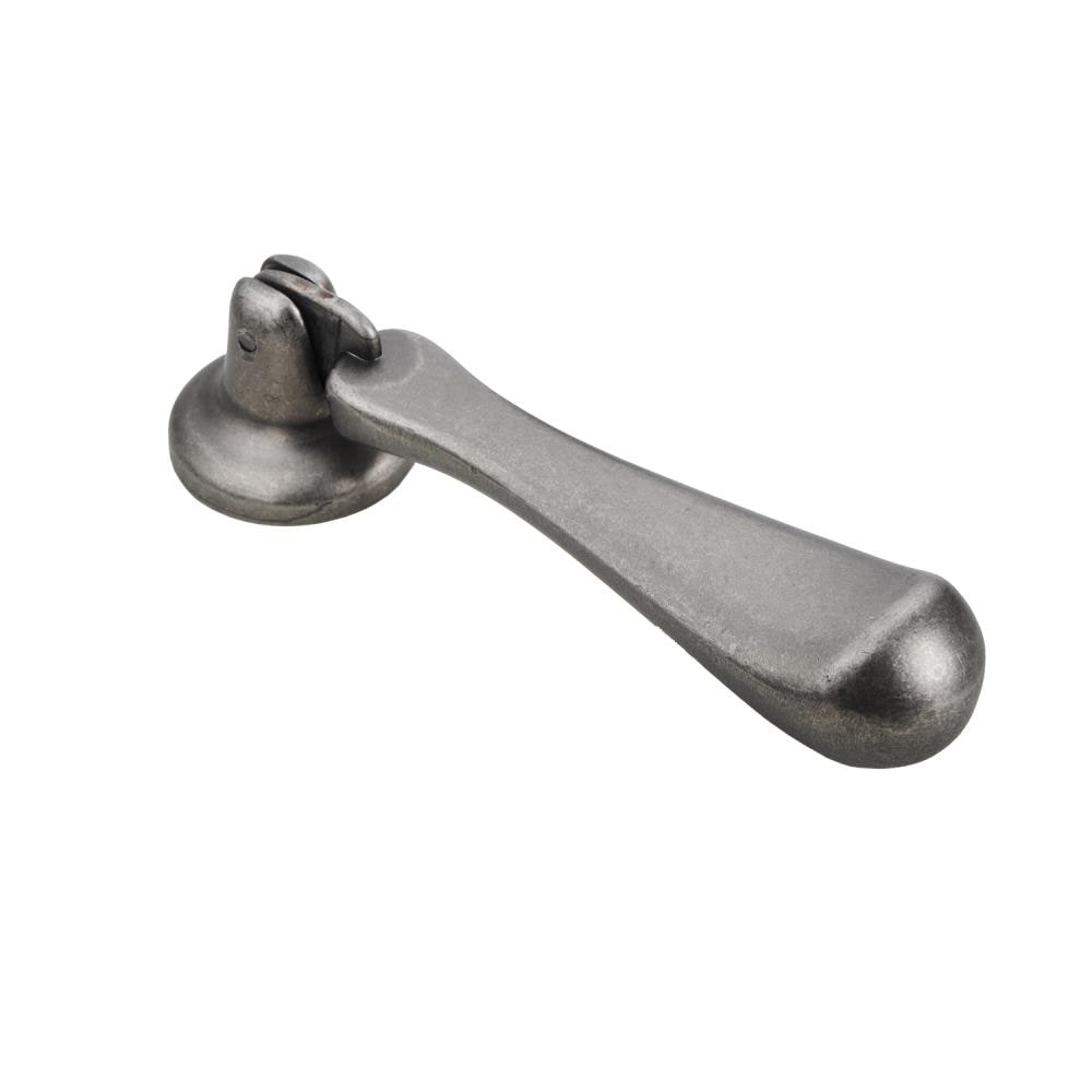 Utopia Alley Pewter Rectangular Rustic Cabinet Knob in the Cabinet ...