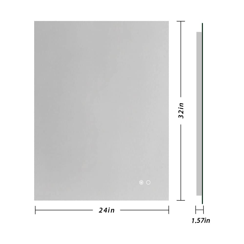 Keonjinn LW-JZ-BGSSW-6181 Framed-Bath-Mirrors - View #2