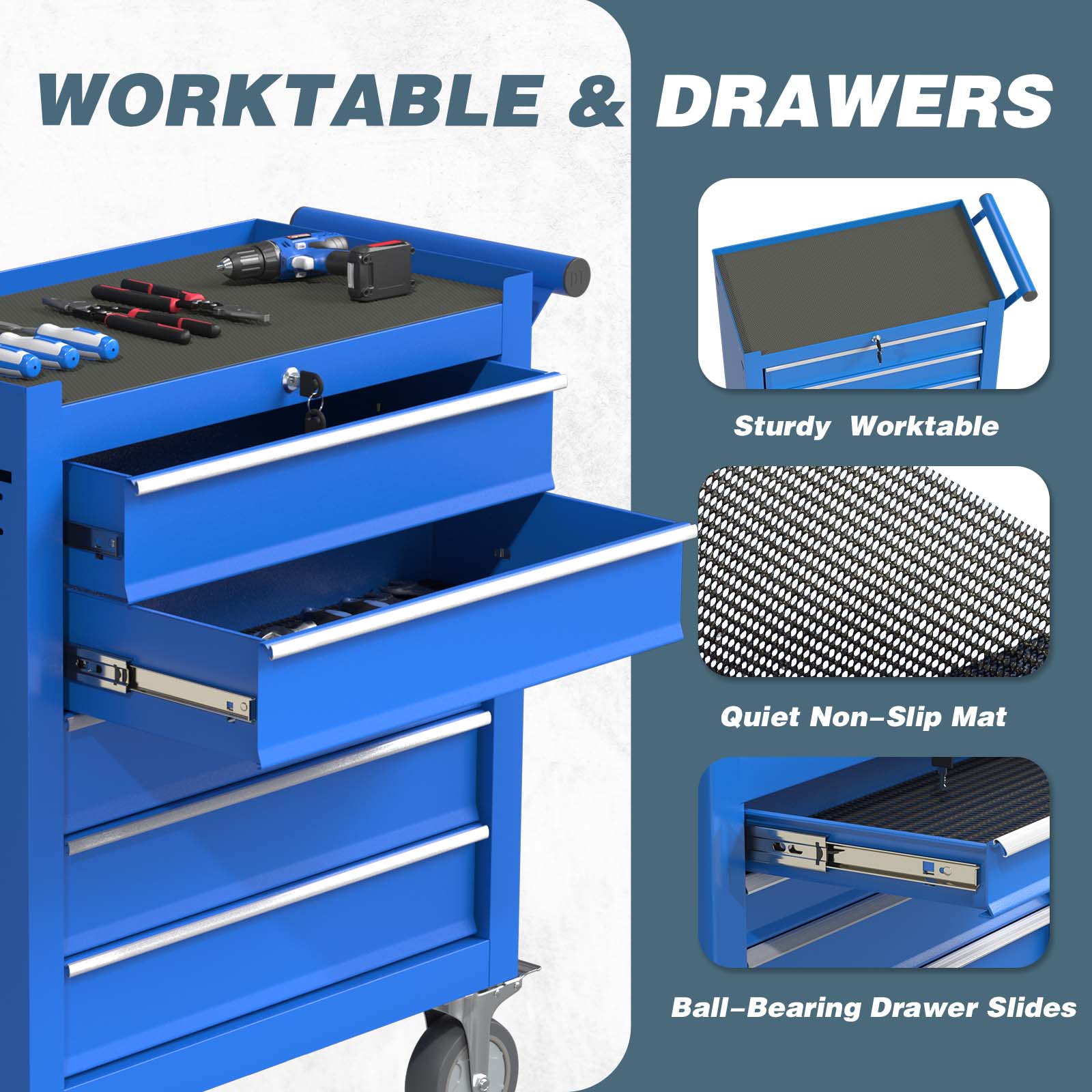 RaDEWAY TH111208-BU Tool-Cabinets - View #4