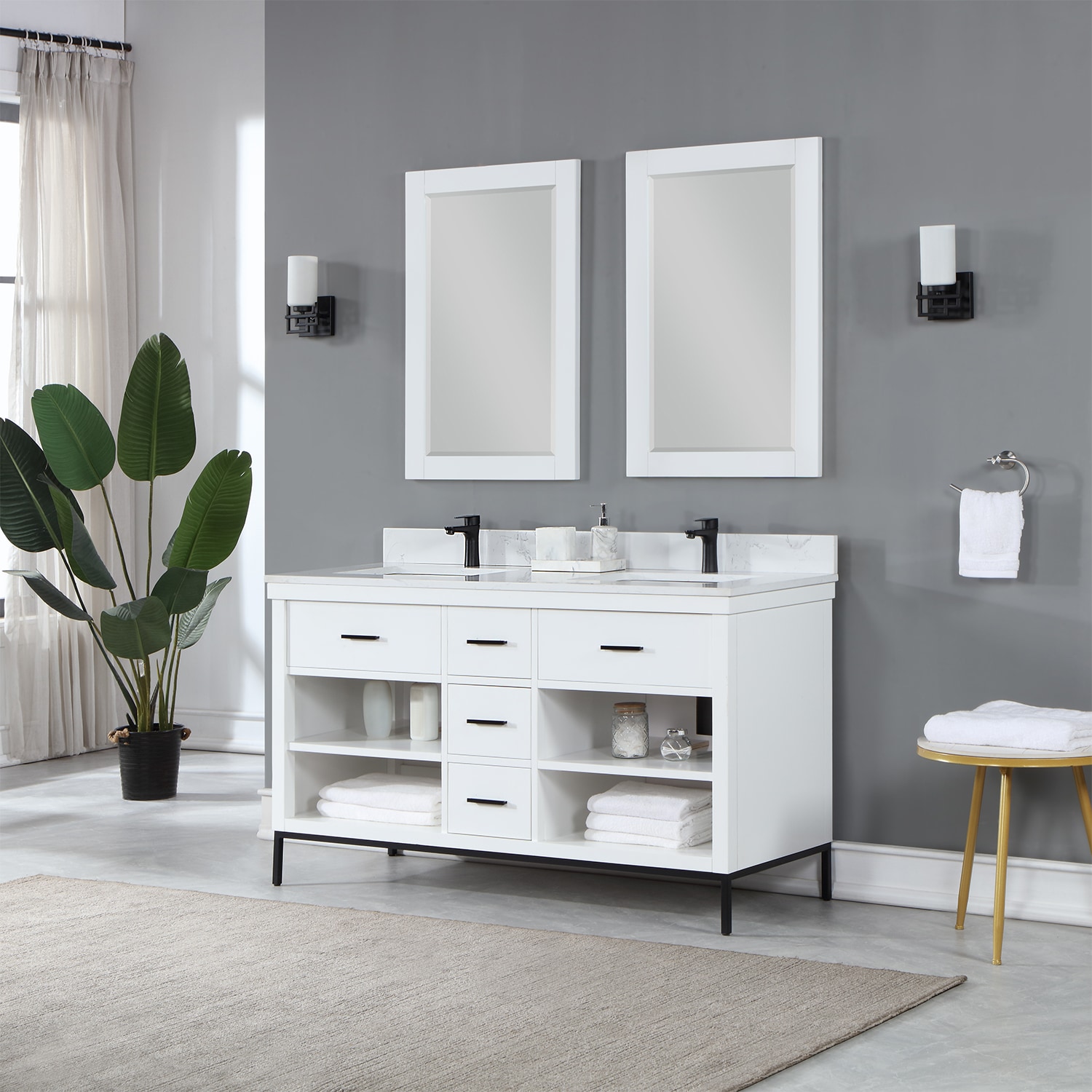 Altair 545060-WH-AW Bath-Vanity-Combo - View #6
