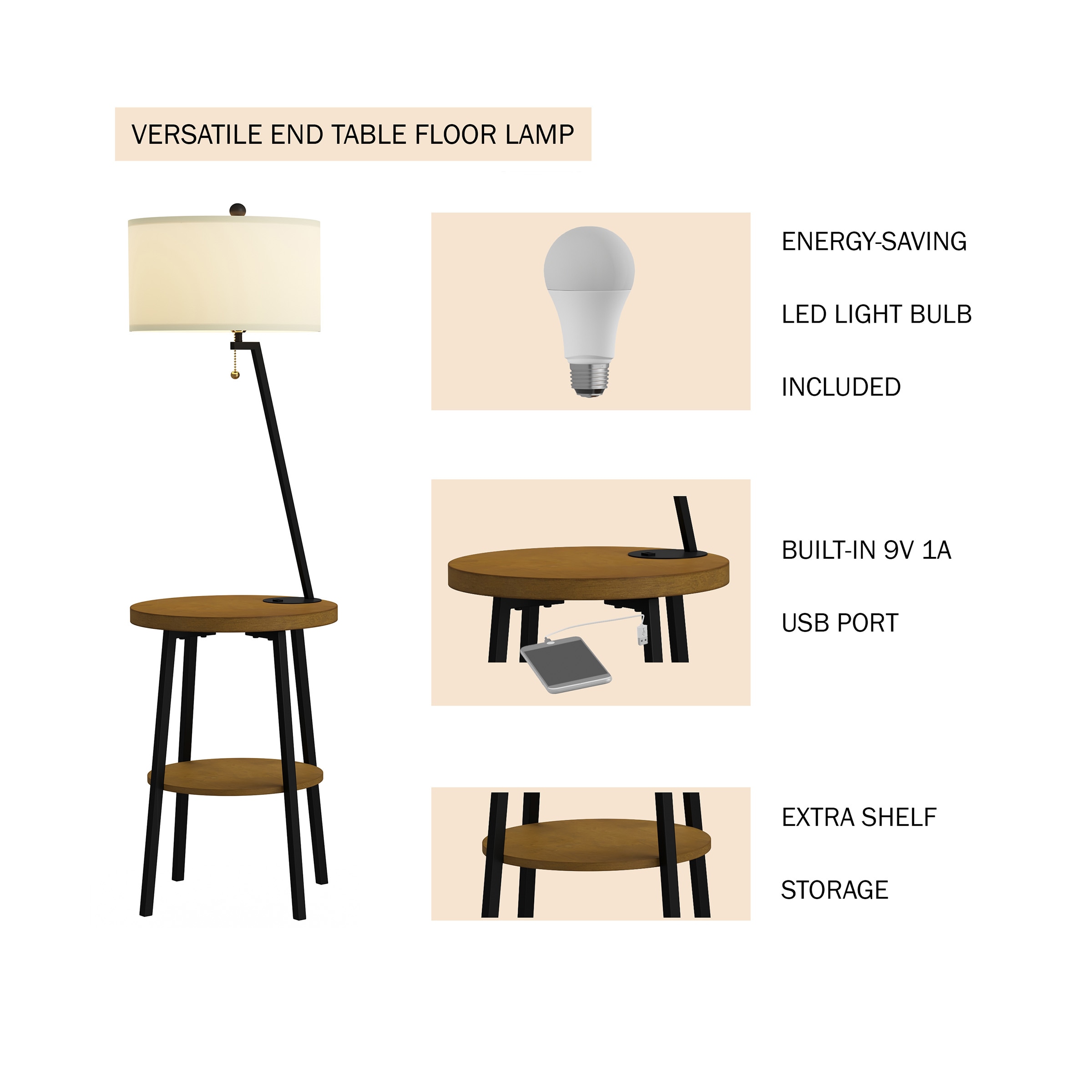 Hastings Home 384475LTC floorlamps - View #7