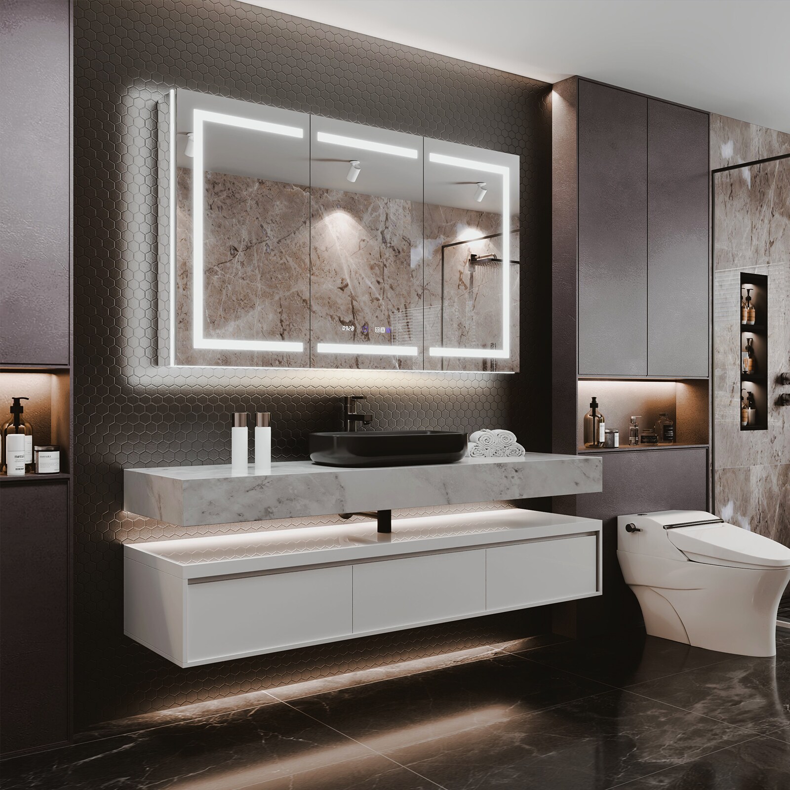 WELLFOR EX-V11MD6036 Bathroom-Medicine-Cabinets - View #2