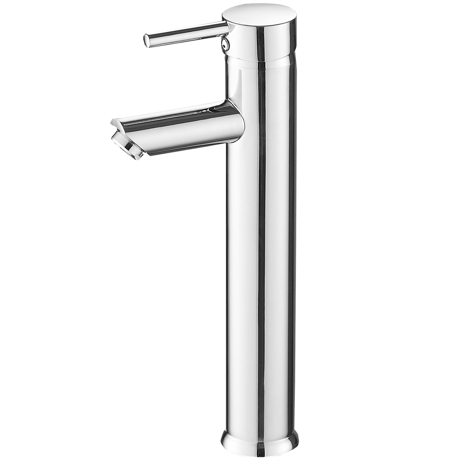 Polished Chrome Single Handle Vessel Sink Faucet