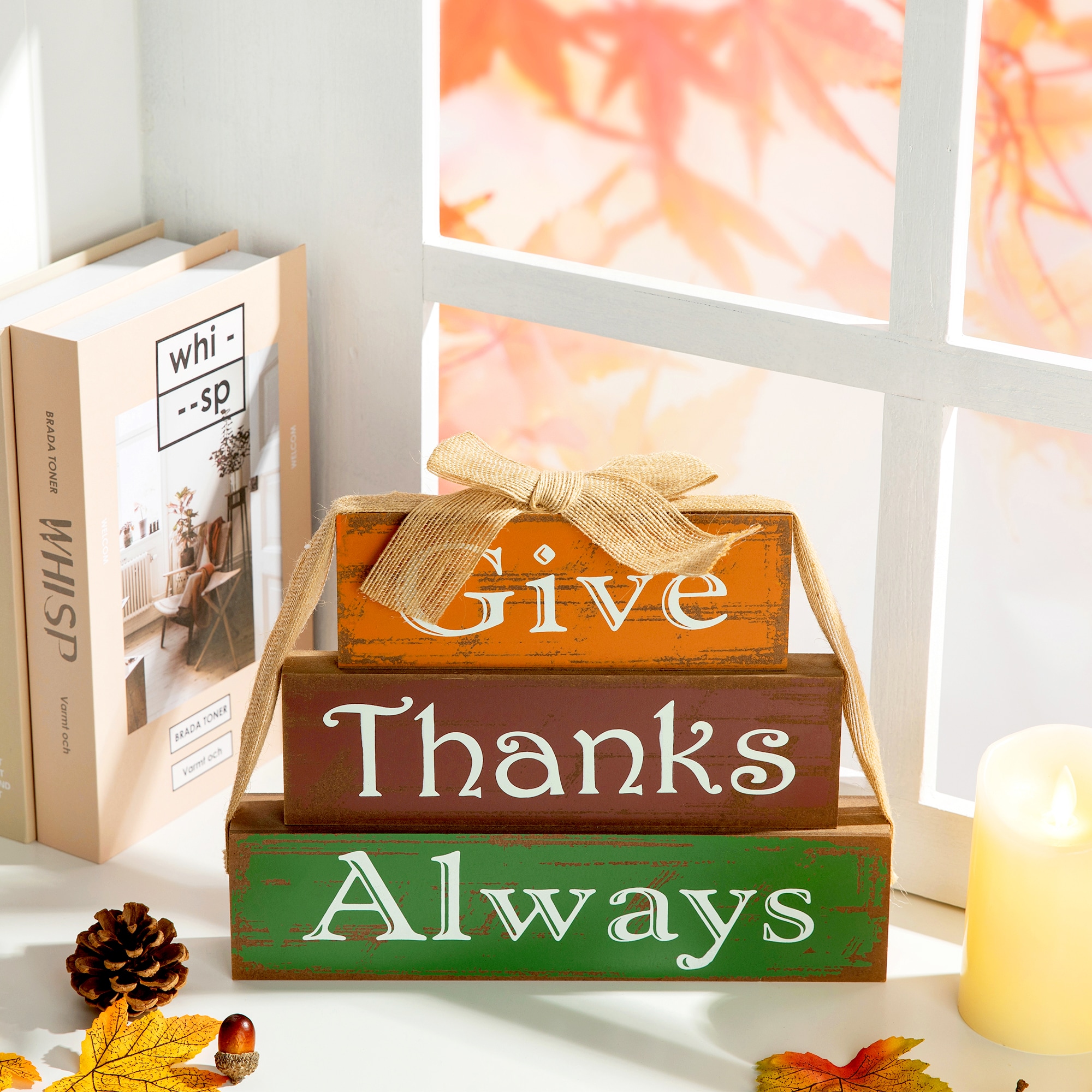 Glitzhome 1203003458 Indoor-Thanksgiving-Decor - View #2