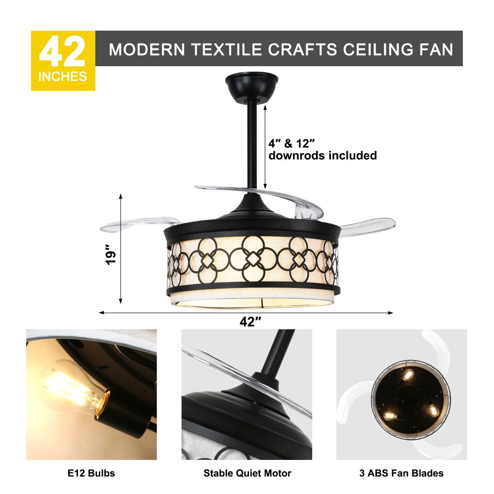 Oaks Decor DC4275OKEL Ceiling-Fans - View #4