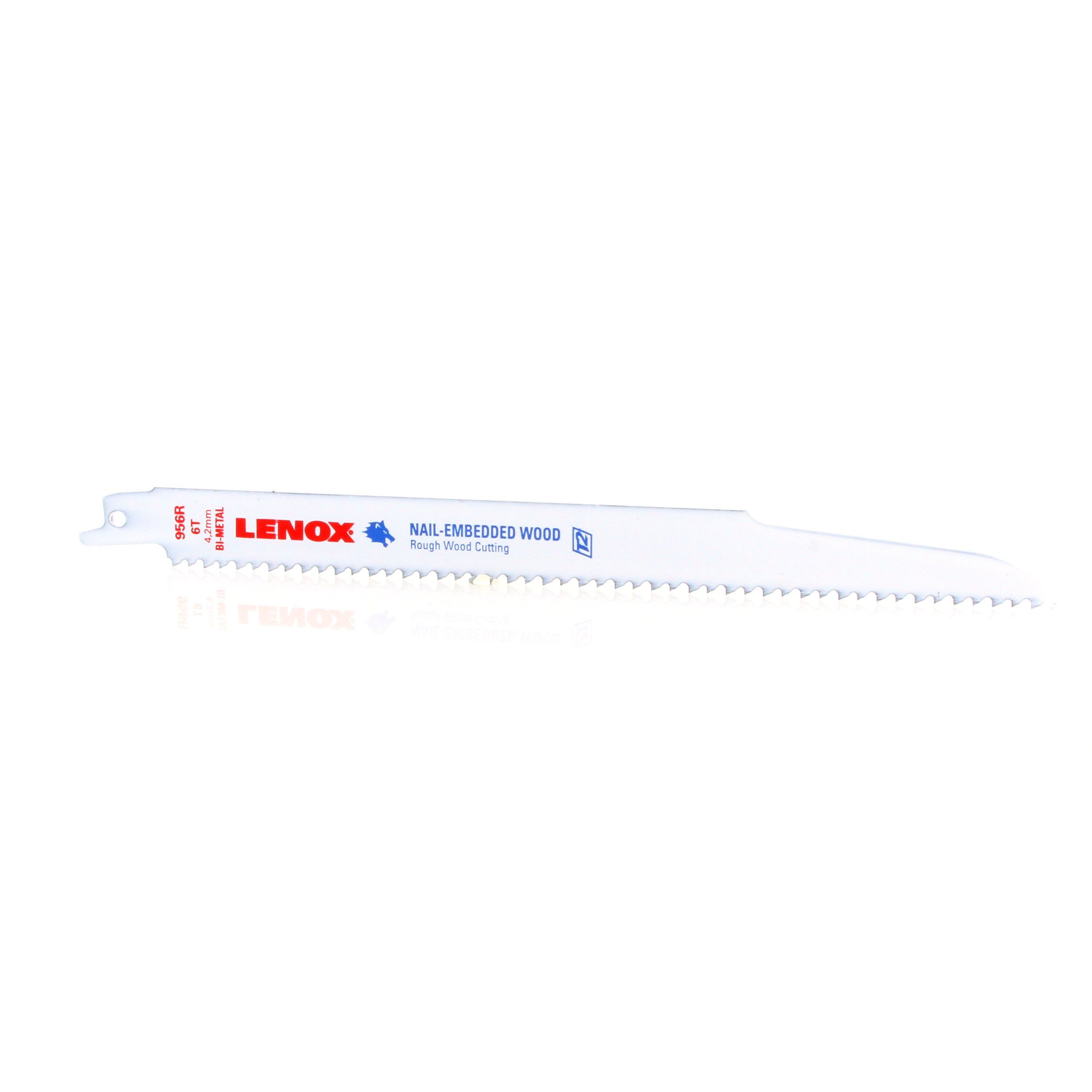 5 Pack 9 6T LENOX 20582956R Bi-Metal Reciprocating Blade