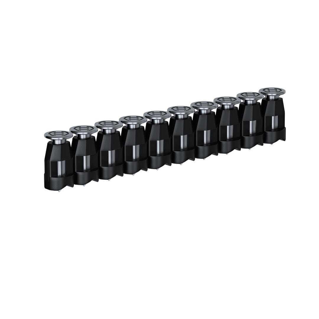 Bosch NM-050 1/2-in 2 -Gauge Zinc-plated Smooth Shank Plastic Collated Masonry Nails 1000 -Per Box
