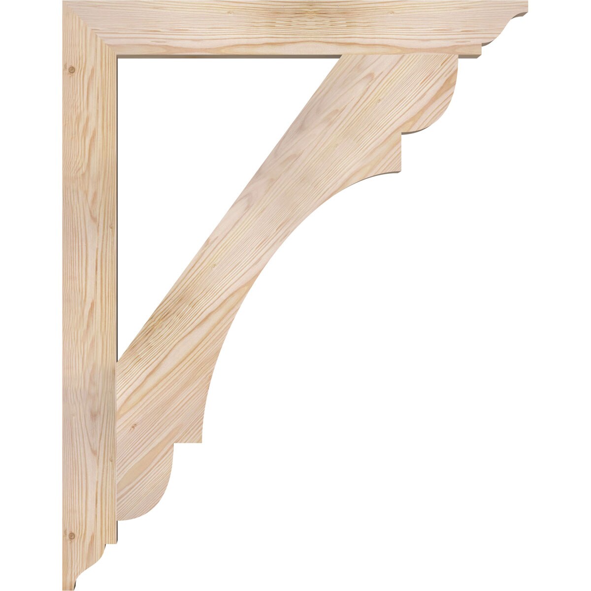 Ekena Millwork BKT04X30X38OLY01SDF Exterior-Brackets-Braces - View #3