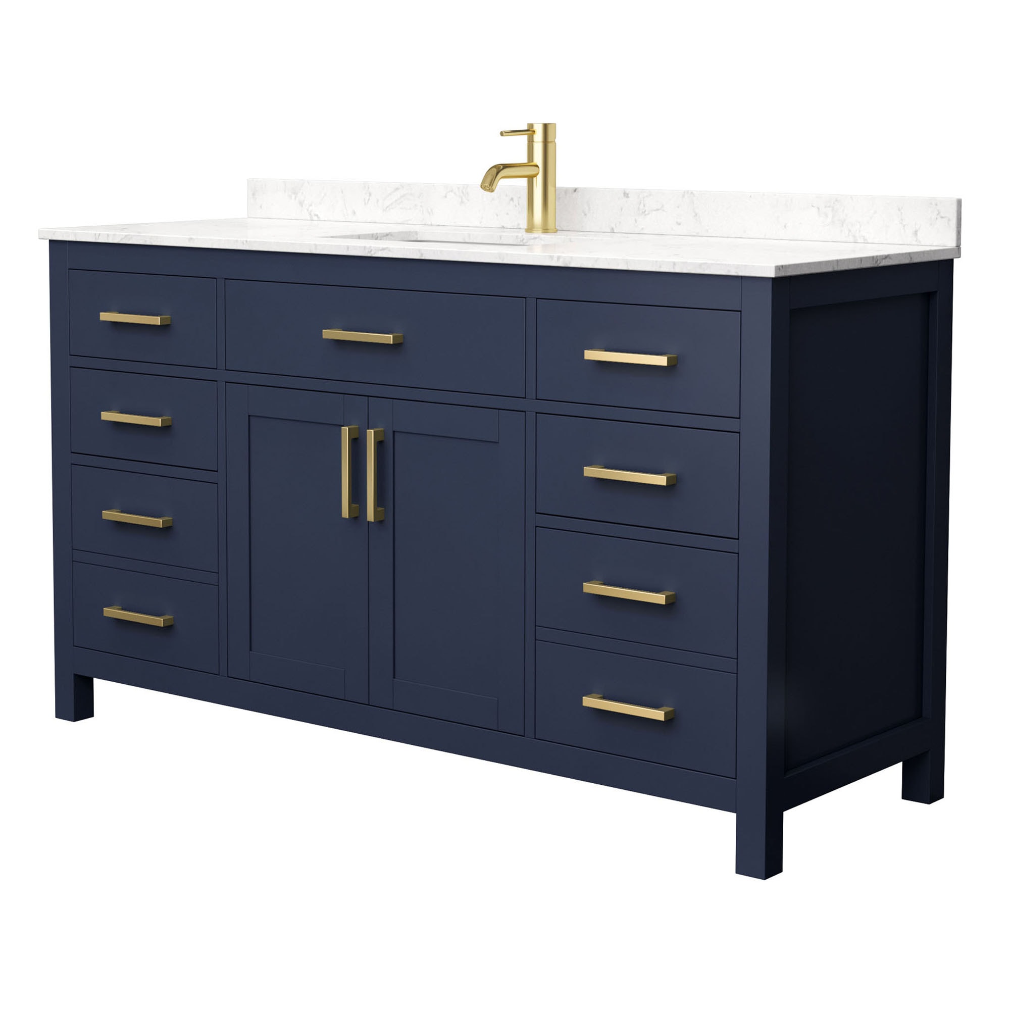 Wyndham Collection WCG242460SBLCCUNSMXX Bath-Vanity-Combo - View #2