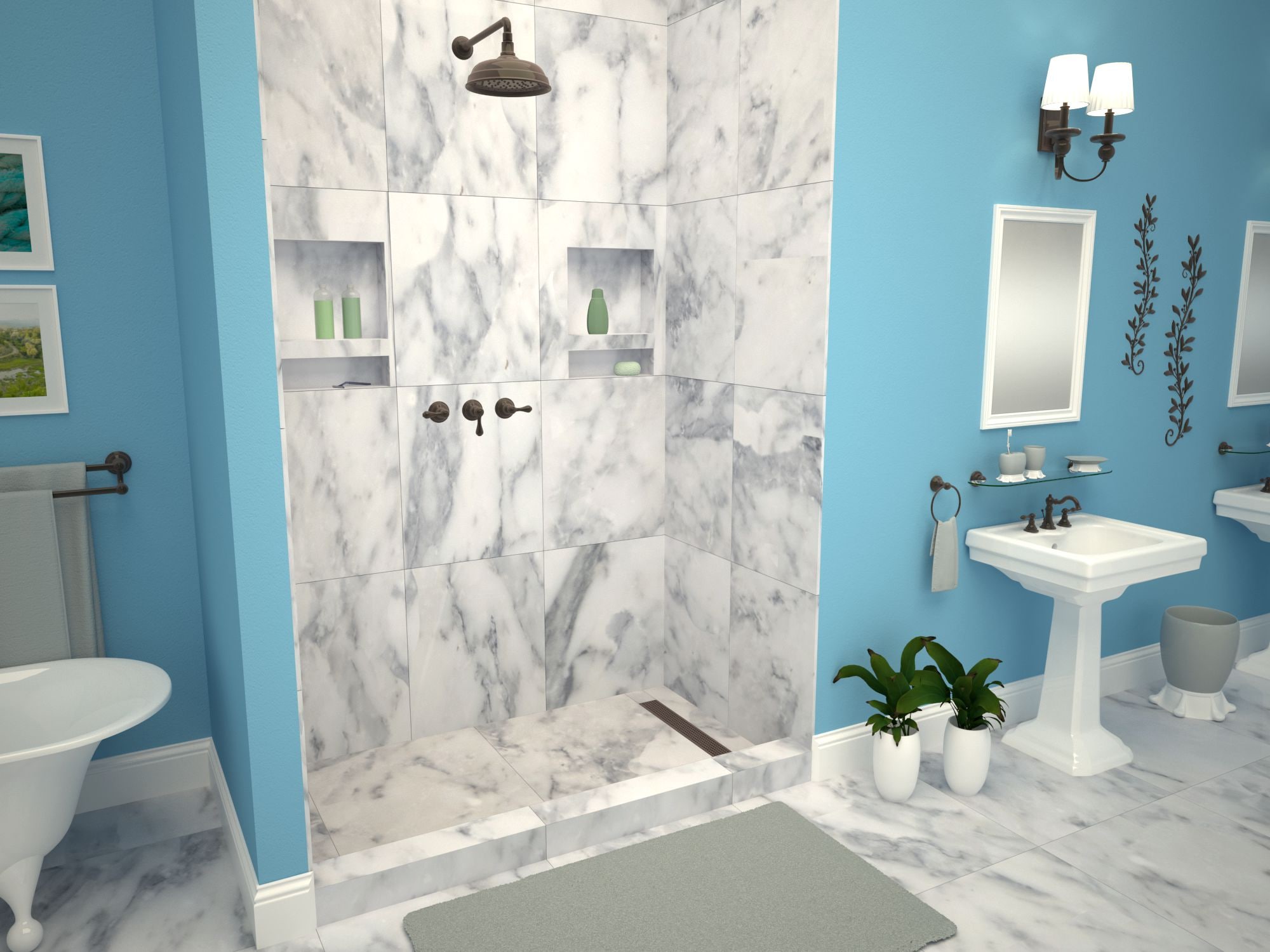 Tile Redi RT3054RPVCOB Shower-Floors - View #4