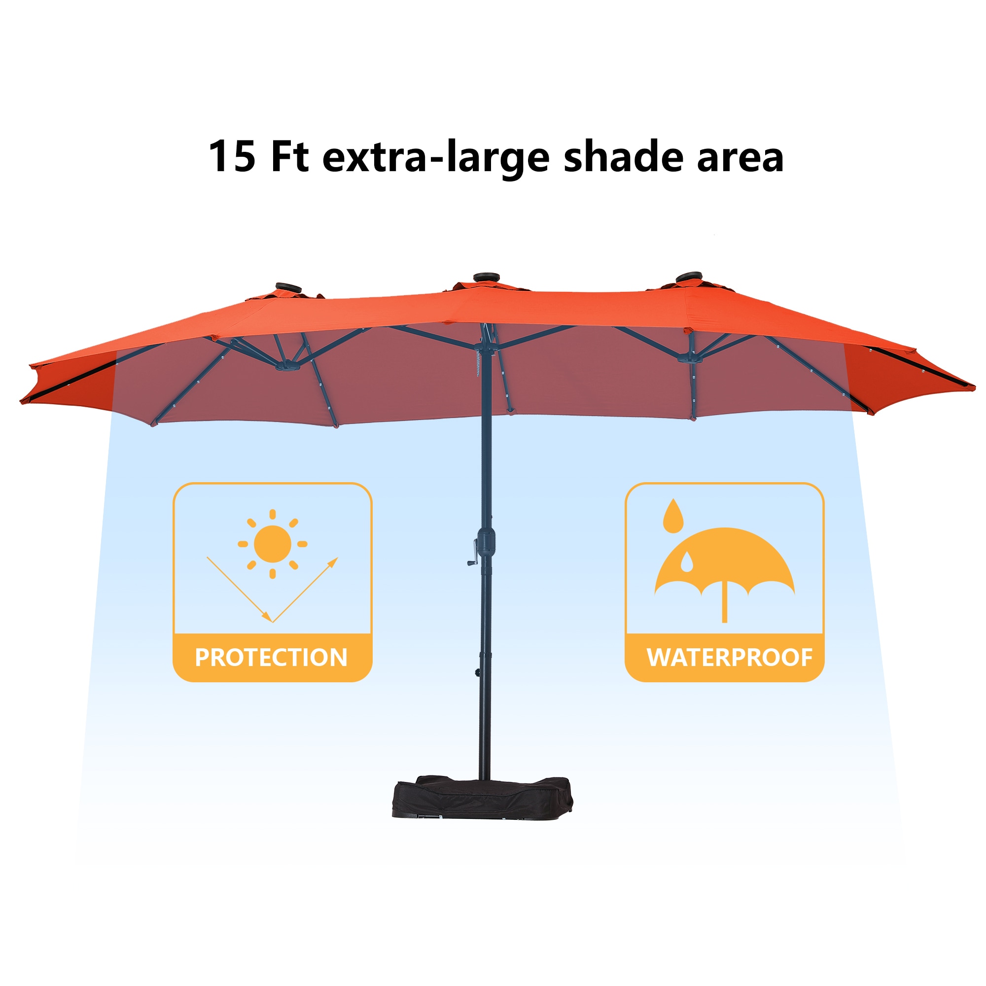Clihome CH-M11L-OR Umbrellas-2 - View #6