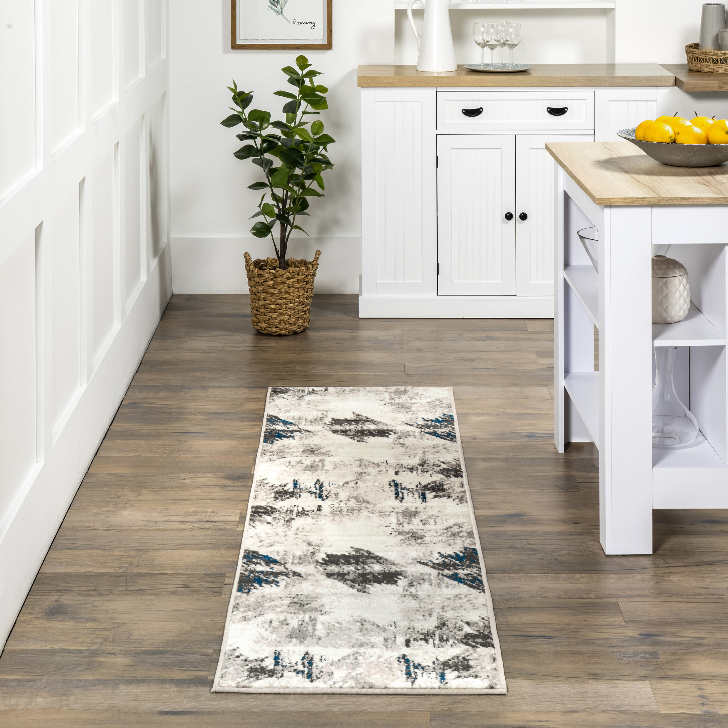 NuLOOM 2 X 8 Ivory Indoor Abstract Runner In The Rugs Department At ...