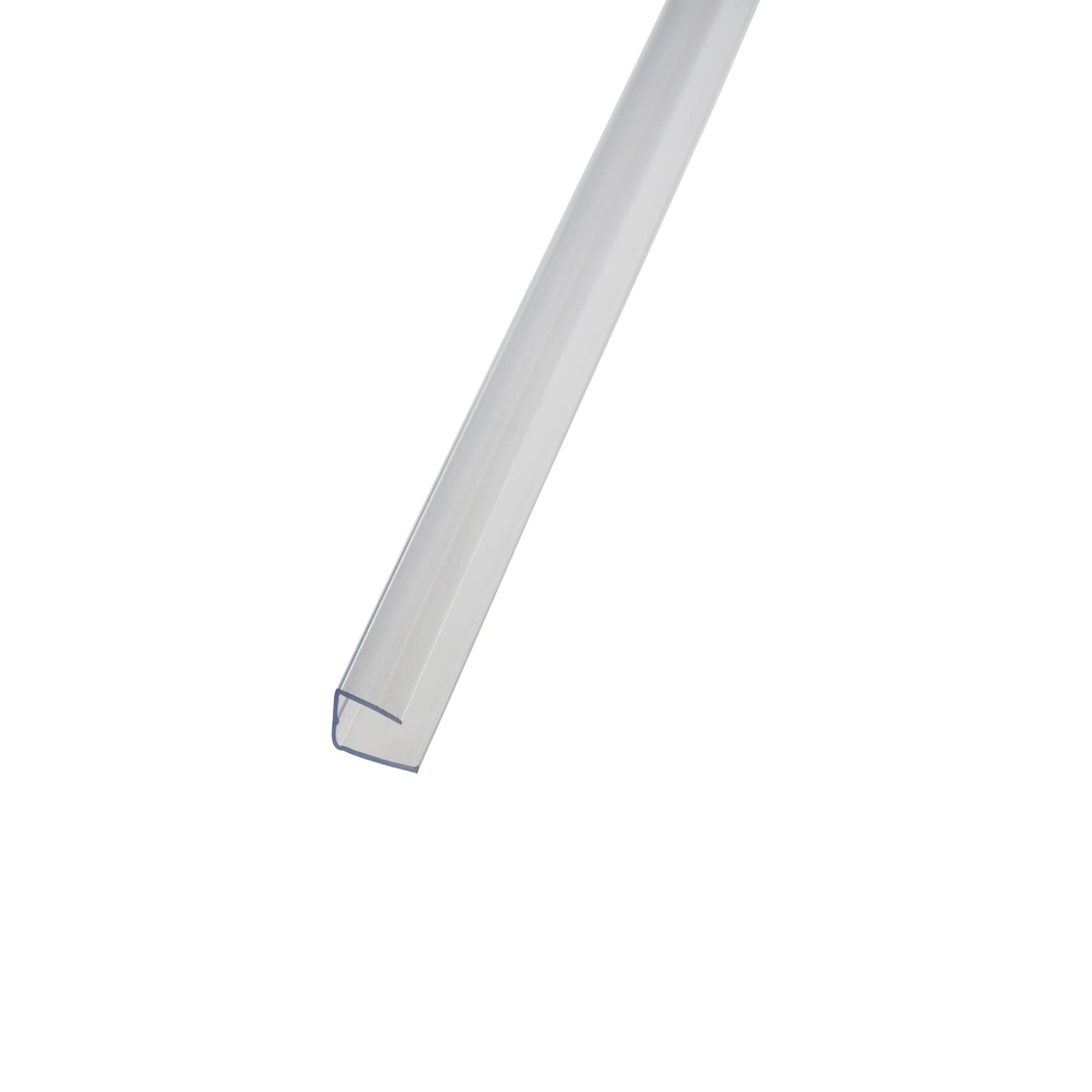 AmeriLux International 1-in W x 8-ft L Semi-gloss Plastic U Channel #2814370L