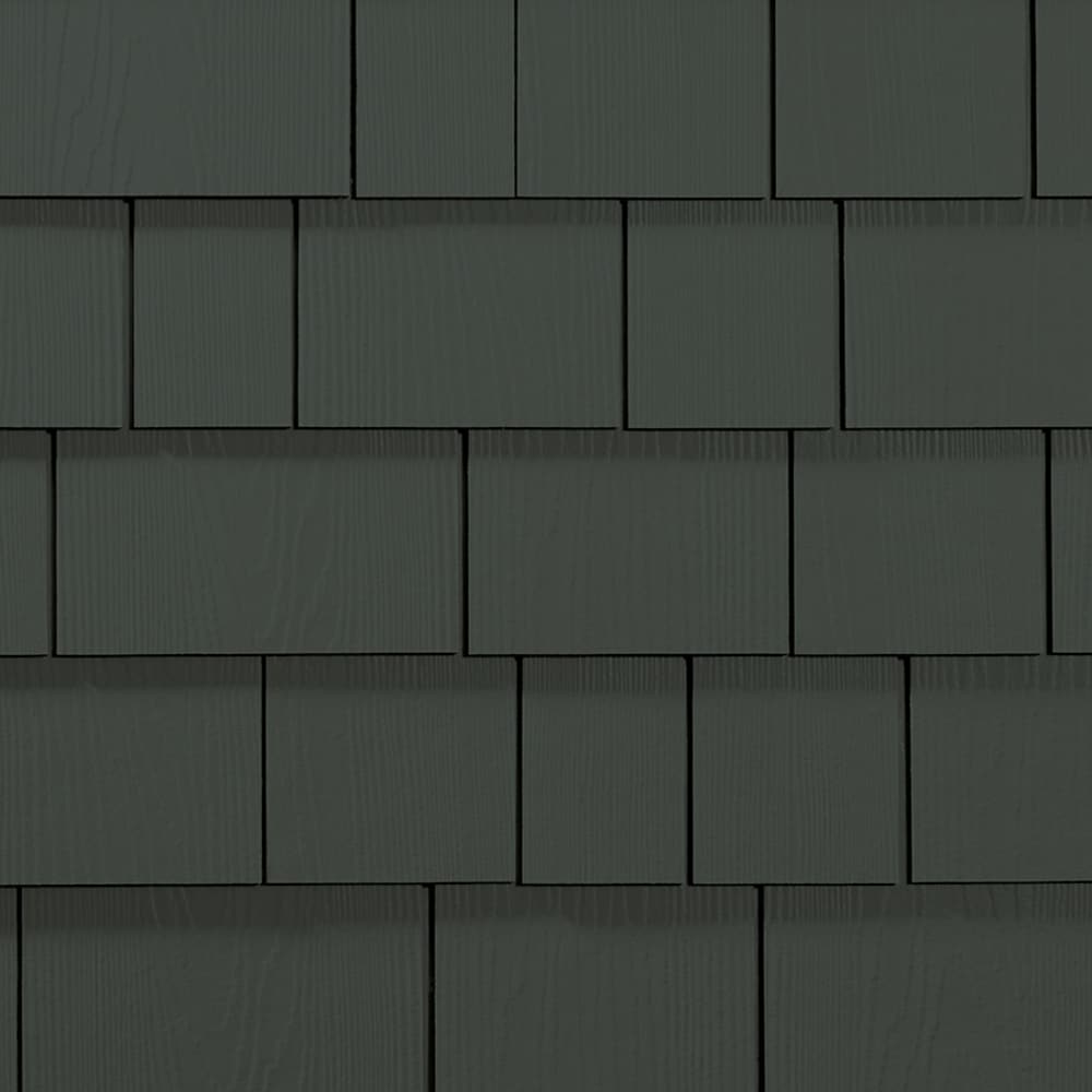 James Hardie Statement Collection Hz5 Fiber Cement Cedarmill Shingle Siding Panel Iron Gray 15 9960