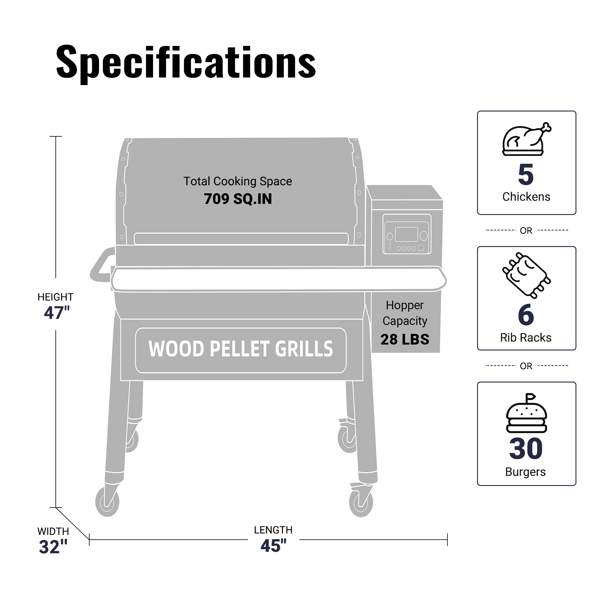 Z GRILLS ZPG-7052BWIFI Pellet-Grills - View #12
