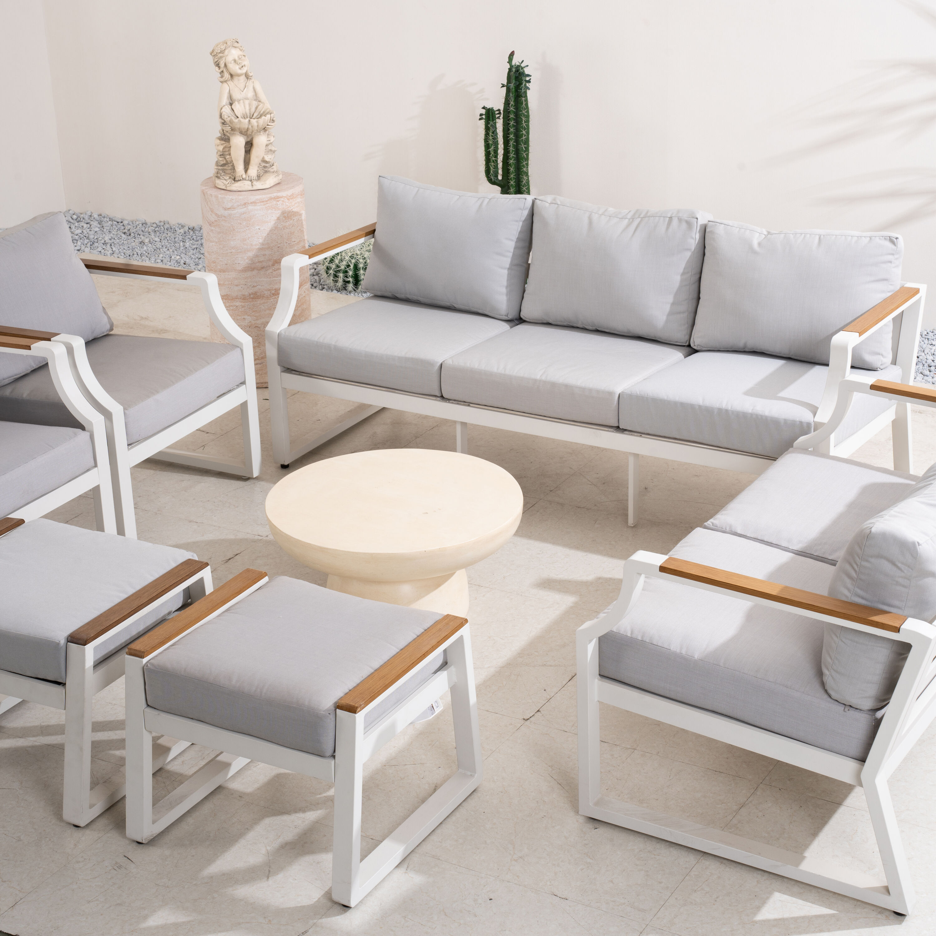 Direct Wicker DWS-2101W&240190BE Patio-Conversation-Sets - View #6