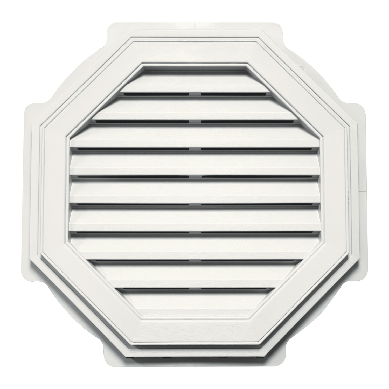 Builders Edge 27-in x 27-in White Octagon Vinyl Gable Louver Vent in the  Gable Vents department at Lowes.com