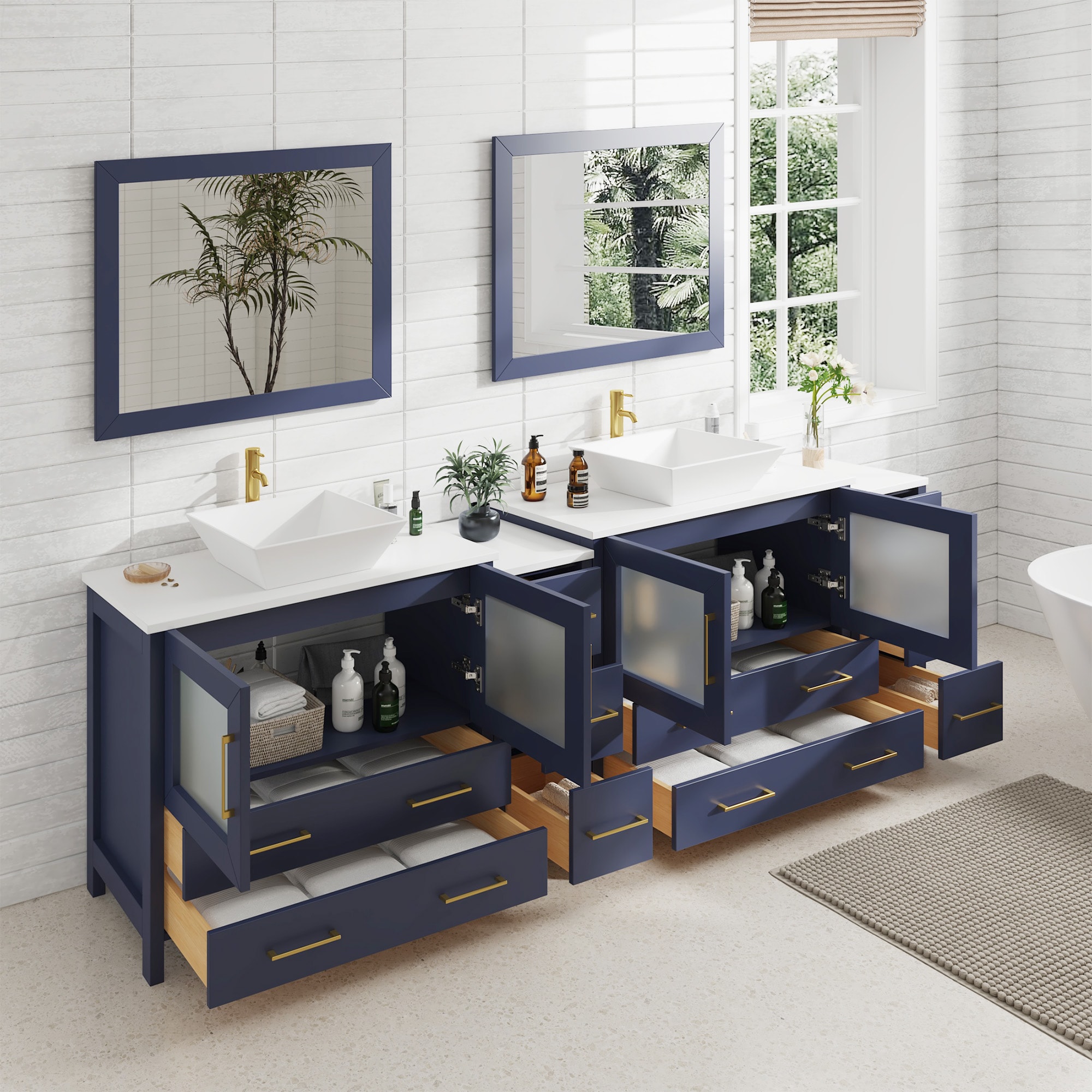 Vanity Art VA3136-96B Bath-Vanity-Combo - View #3