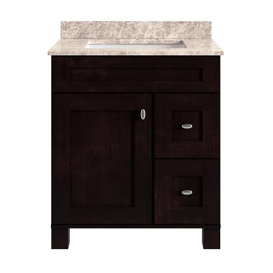 Diamond FreshFit Palencia 30-in White Bathroom Vanity Cabinet Diamond FreshFit Palencia 30-in White Bathroom Vanity Cabinet