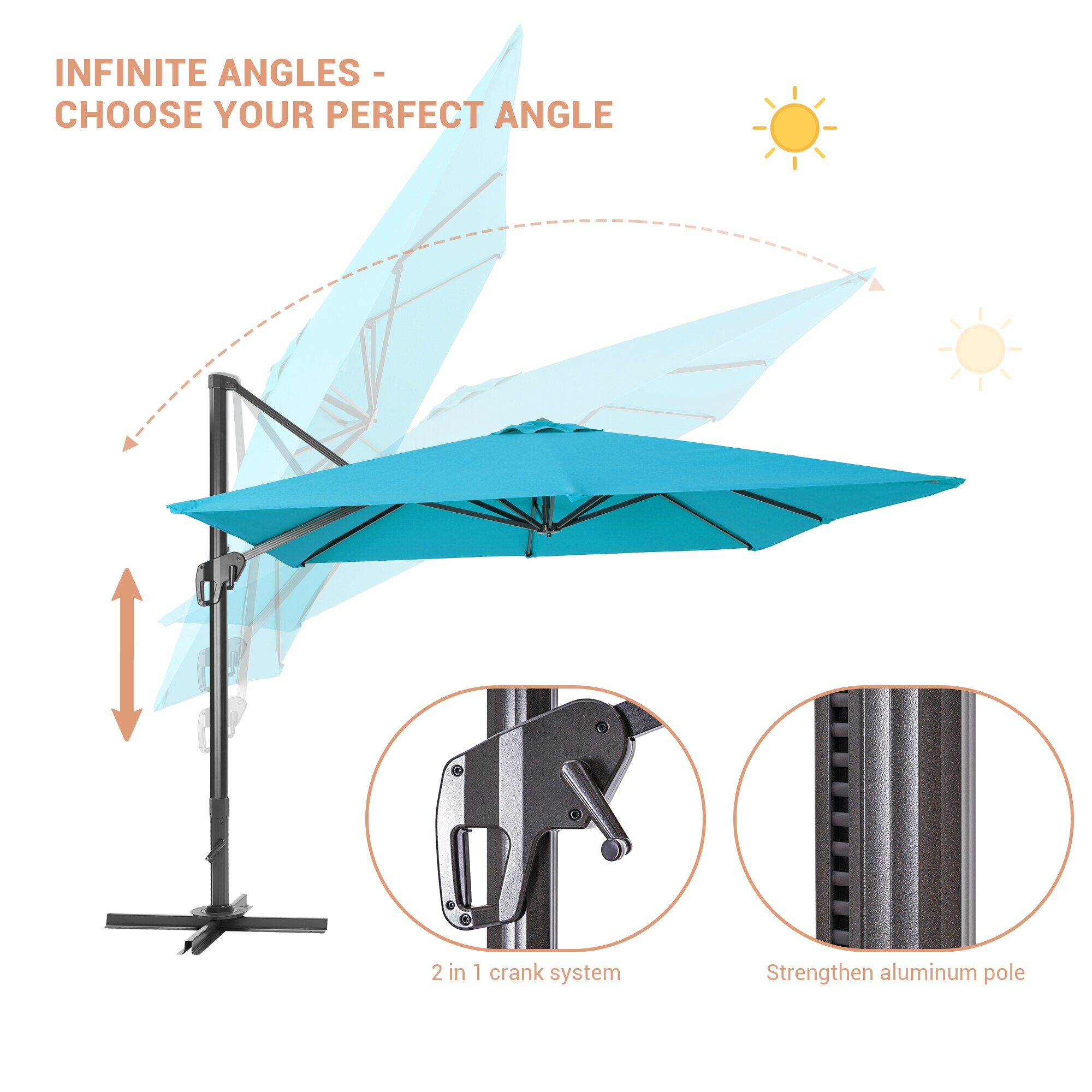 Sonkuki SD-ZD2735LB Umbrellas-2 - View #5