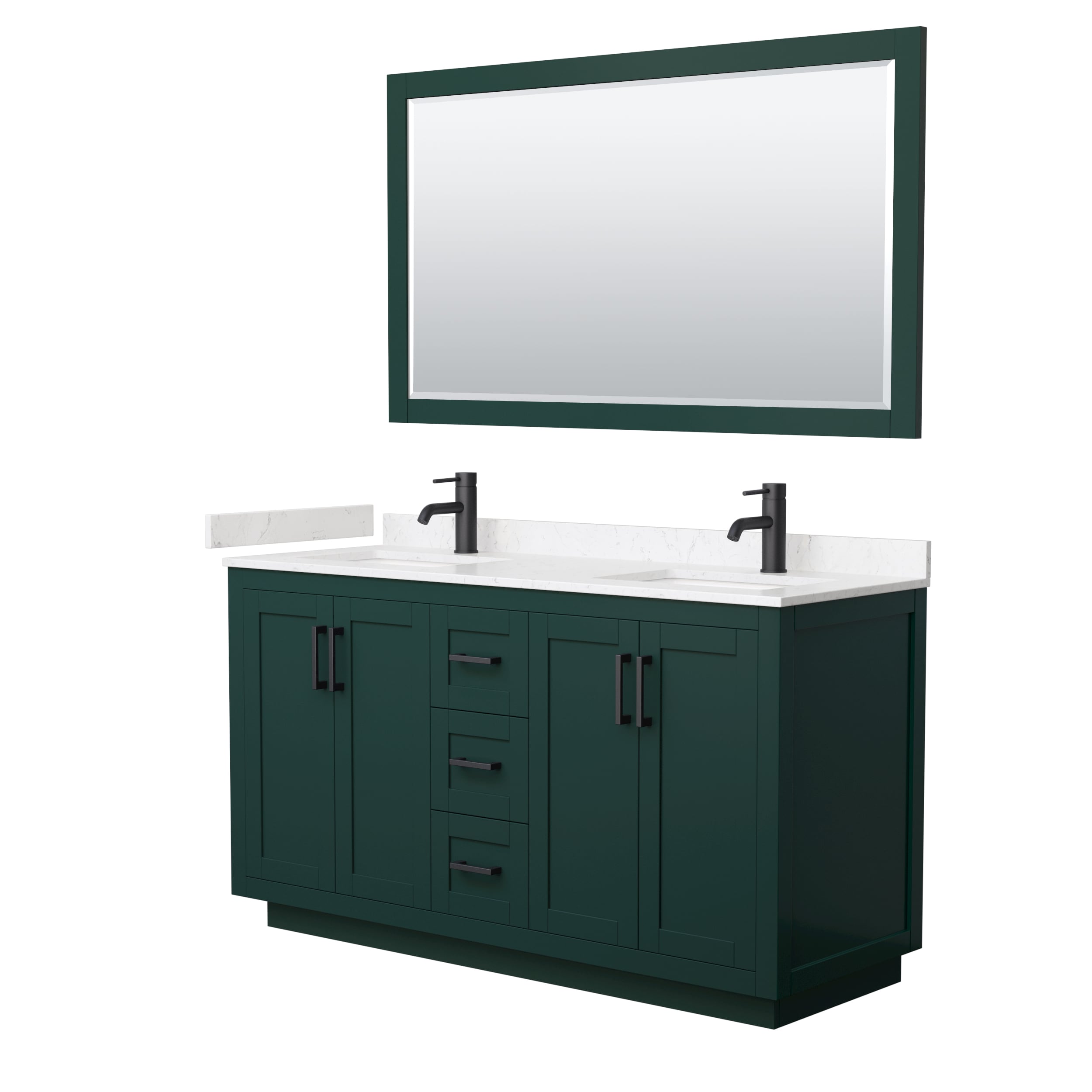 Wyndham Collection WCF292960DGKC2UNSM58 Bath-Vanity-Combo - View #2