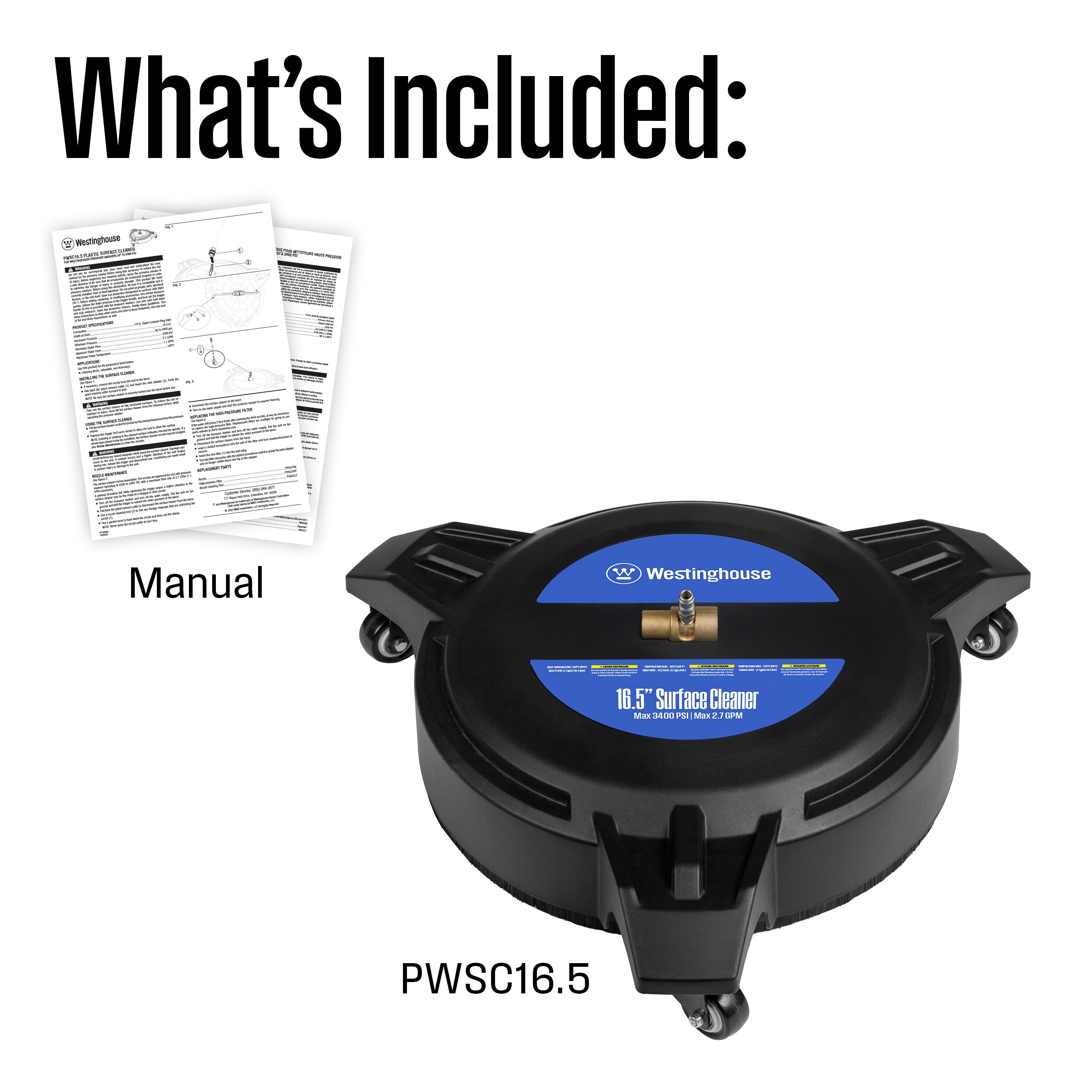 Westinghouse PWSC16.5 Pw-Surface-Cleaners - View #9