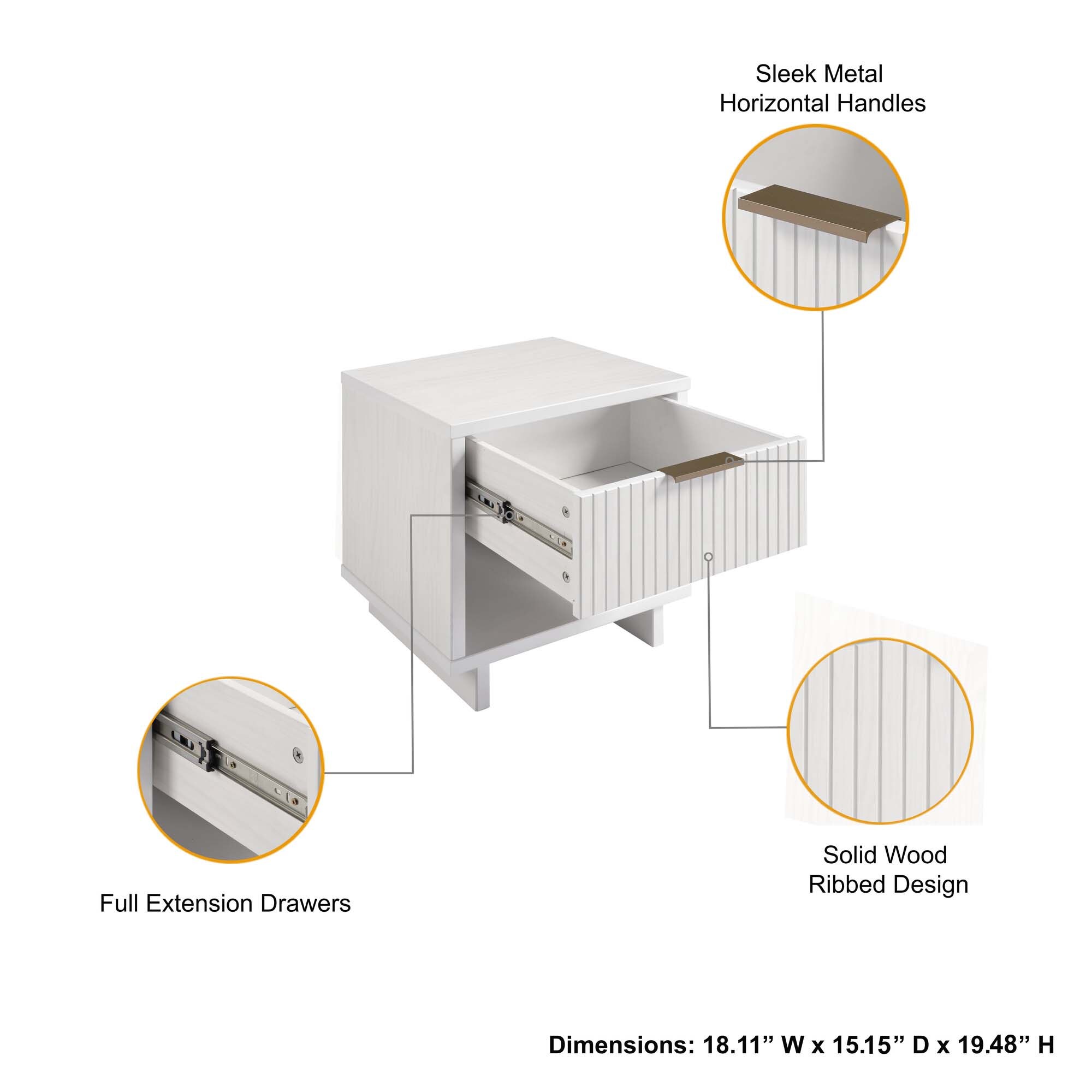 Manhattan Comfort 2-NS-5001 nightstands - View #4