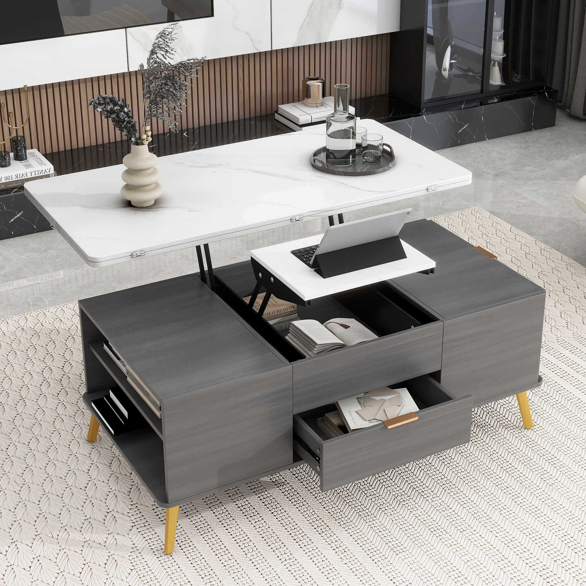 ModernLuxe L3P-WF307471AAG Coffee-Tables - View #3