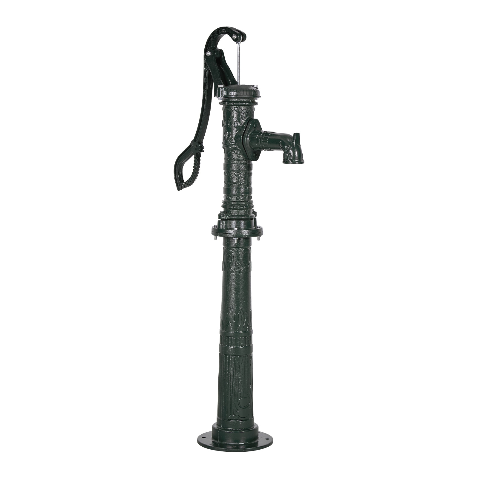 VEVOR - Well Hand Pitcher Pump 20 ft Max Lift Antique Cast Iron Manual Hand Water Pump with Heigh...
