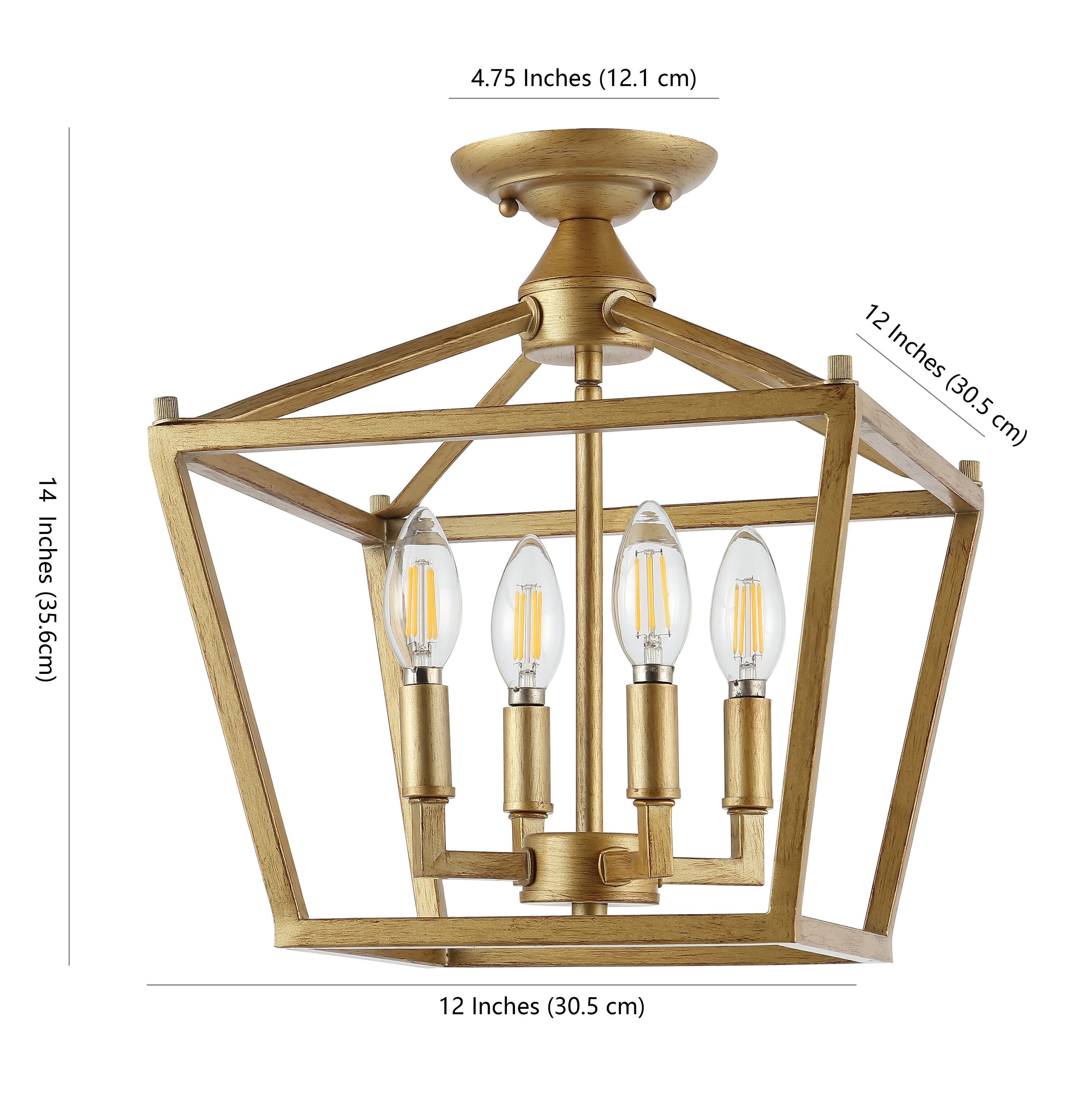 JONATHAN Y Plains Mini Lantern 12 JONATHAN Y Plains Mini Lantern 12