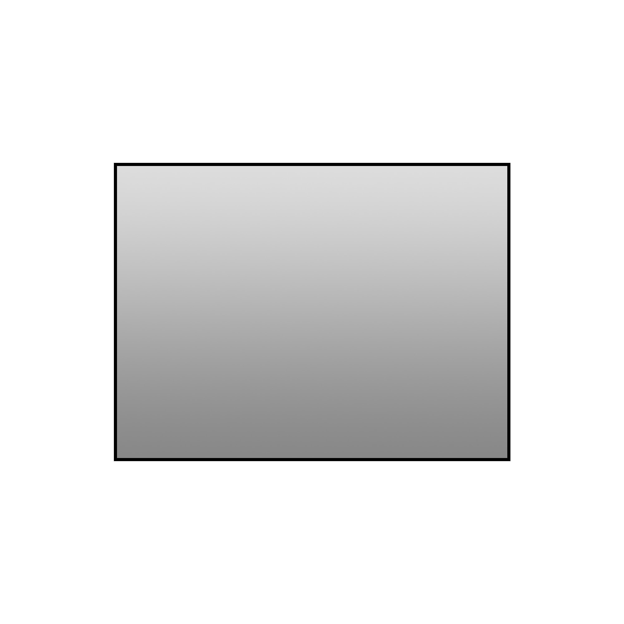 Boyel Living - 24-in x 32-in Black Framed Rectangular Bathroom Vanity Mirror for Wall Mount