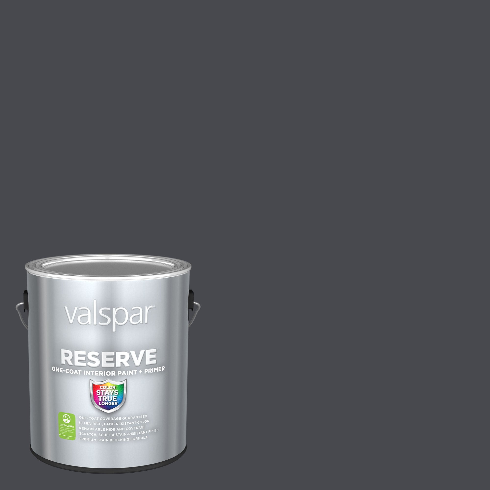 Valspar 4006-2C-2916576 Reserve Eggshell Hematite 4006-2C Latex Interior Paint Paint + Primer ( 1-gallon )