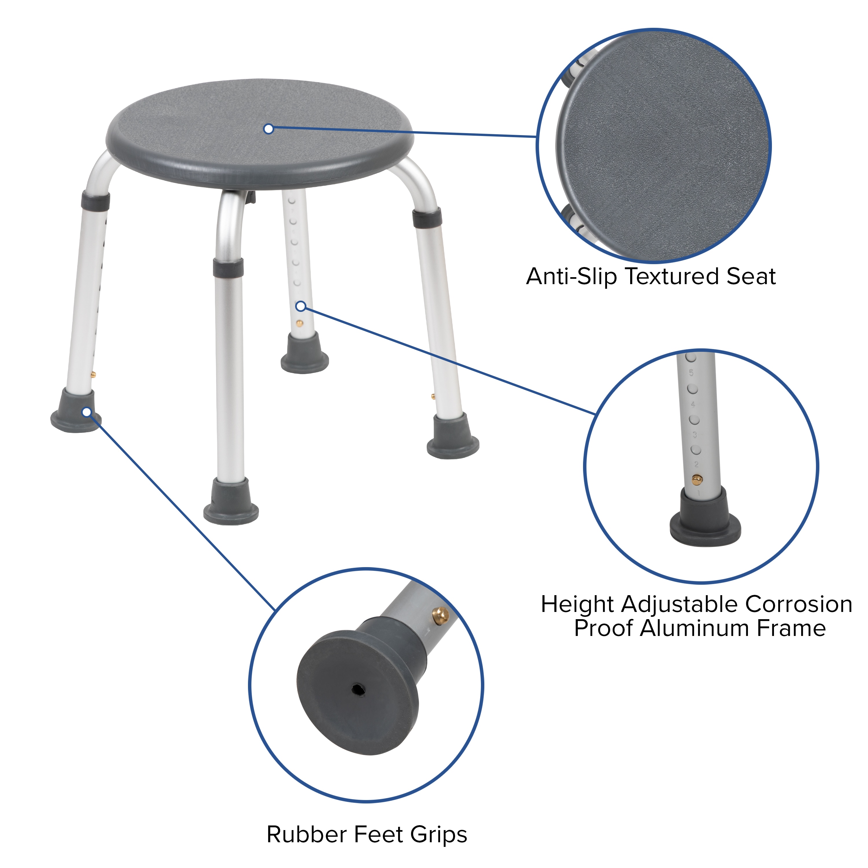 Flash Furniture 889142563846 Bath-Safety-Seats-Benches - View #6