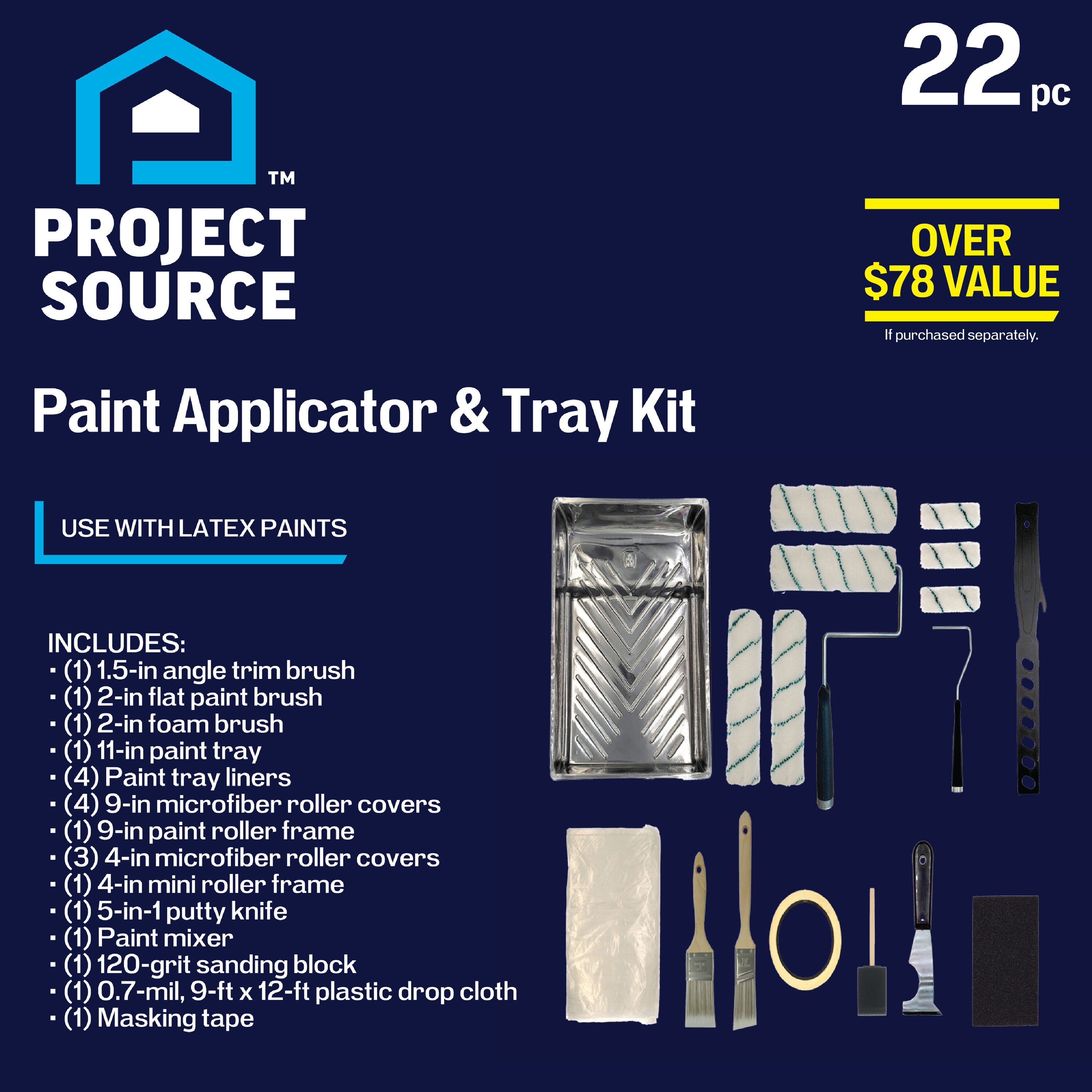 Project Source LWS022 Paint-Applicator-Kits - View #2