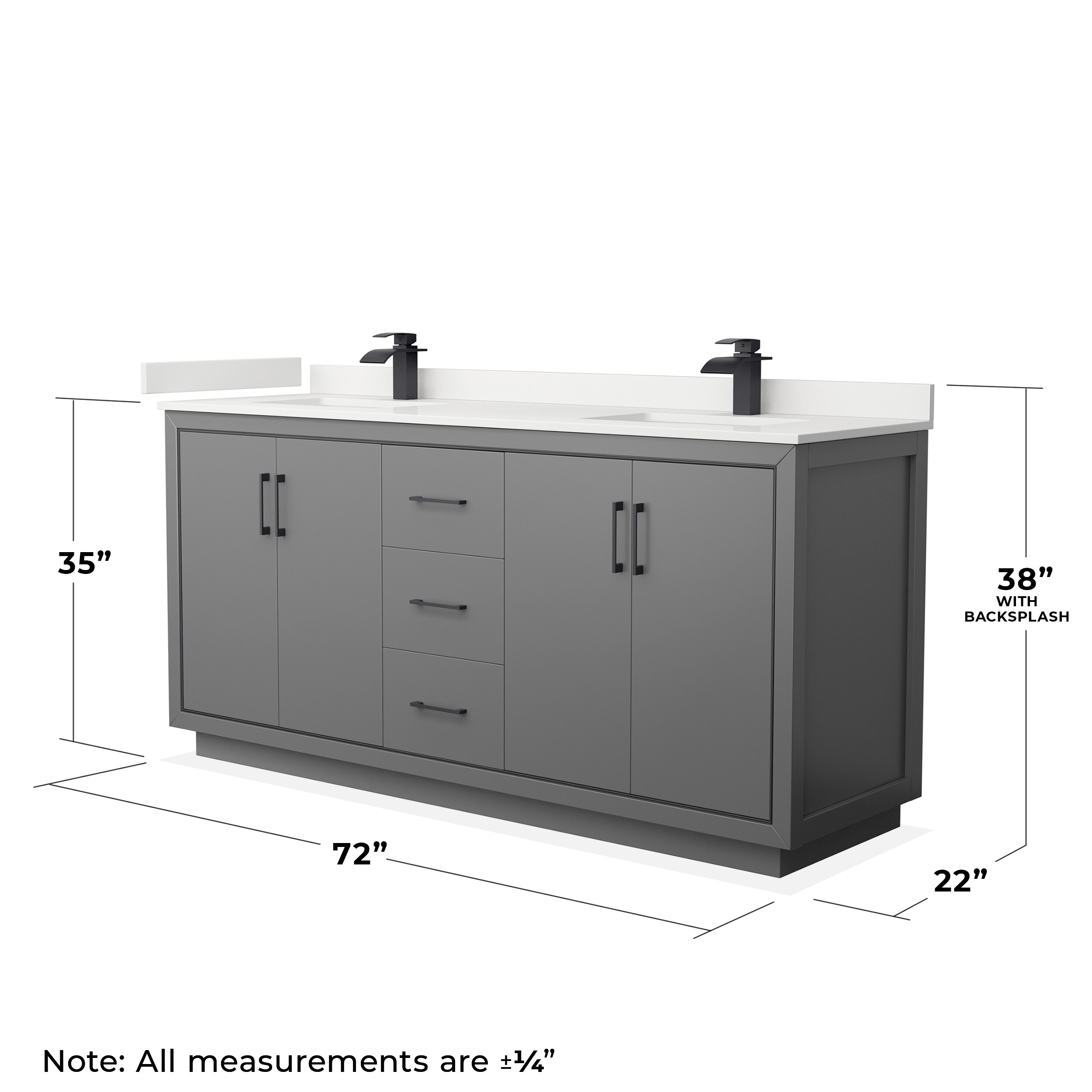 Wyndham Collection WCF111172DGBWQUNSMXX Bath-Vanity-Combo - View #6