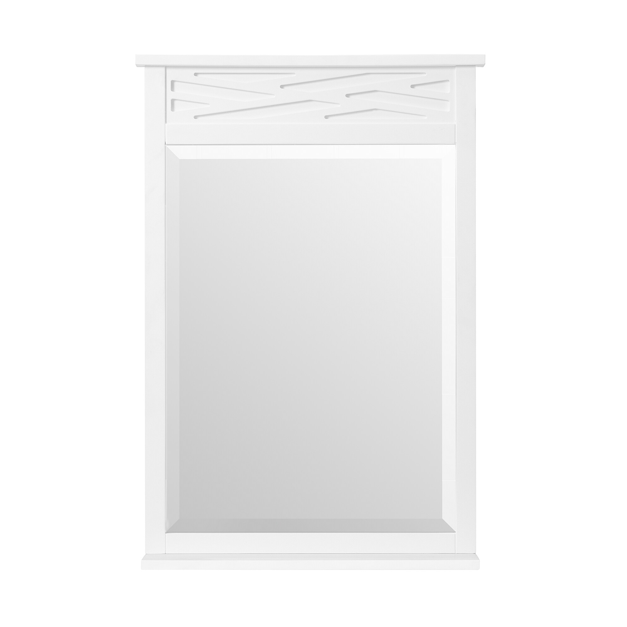 Alaterre Furniture ANCT71WH Framed-Bath-Mirrors - View #2