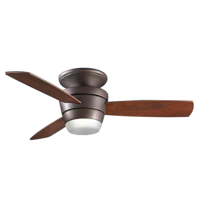 Allen Roth Drp Ar 44 In Mazon Hugger Bron The Ceiling Fans Department At Com - Allen Roth Ceiling Fan Light Replacement