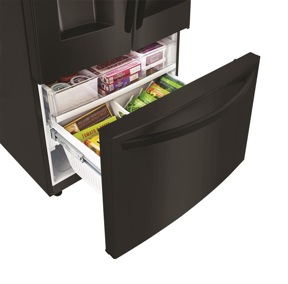 LG InstaView 26-cu ft 4-Door French Door Refrigerator with Dual Ice ...