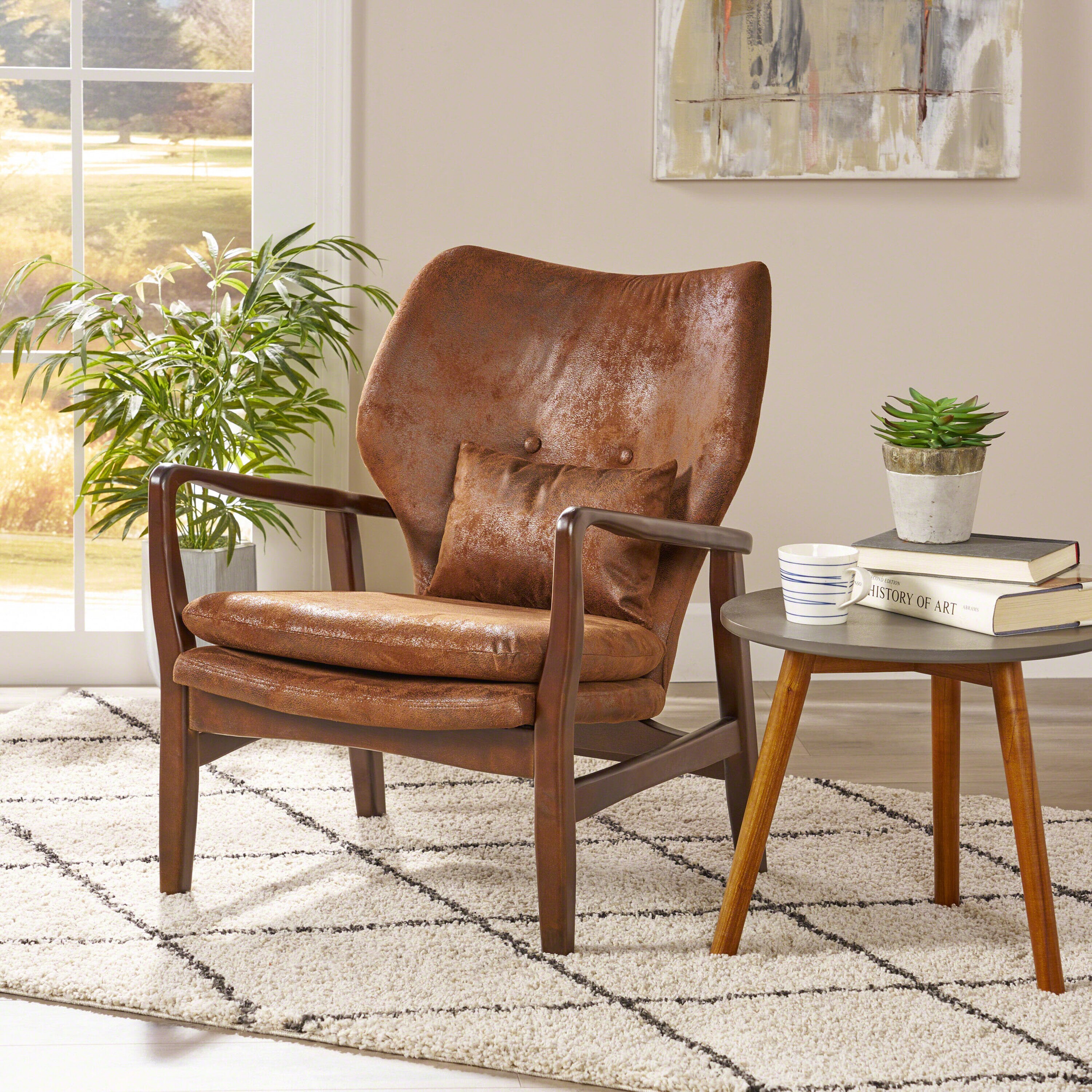 Haddie mid century modern deals club chair