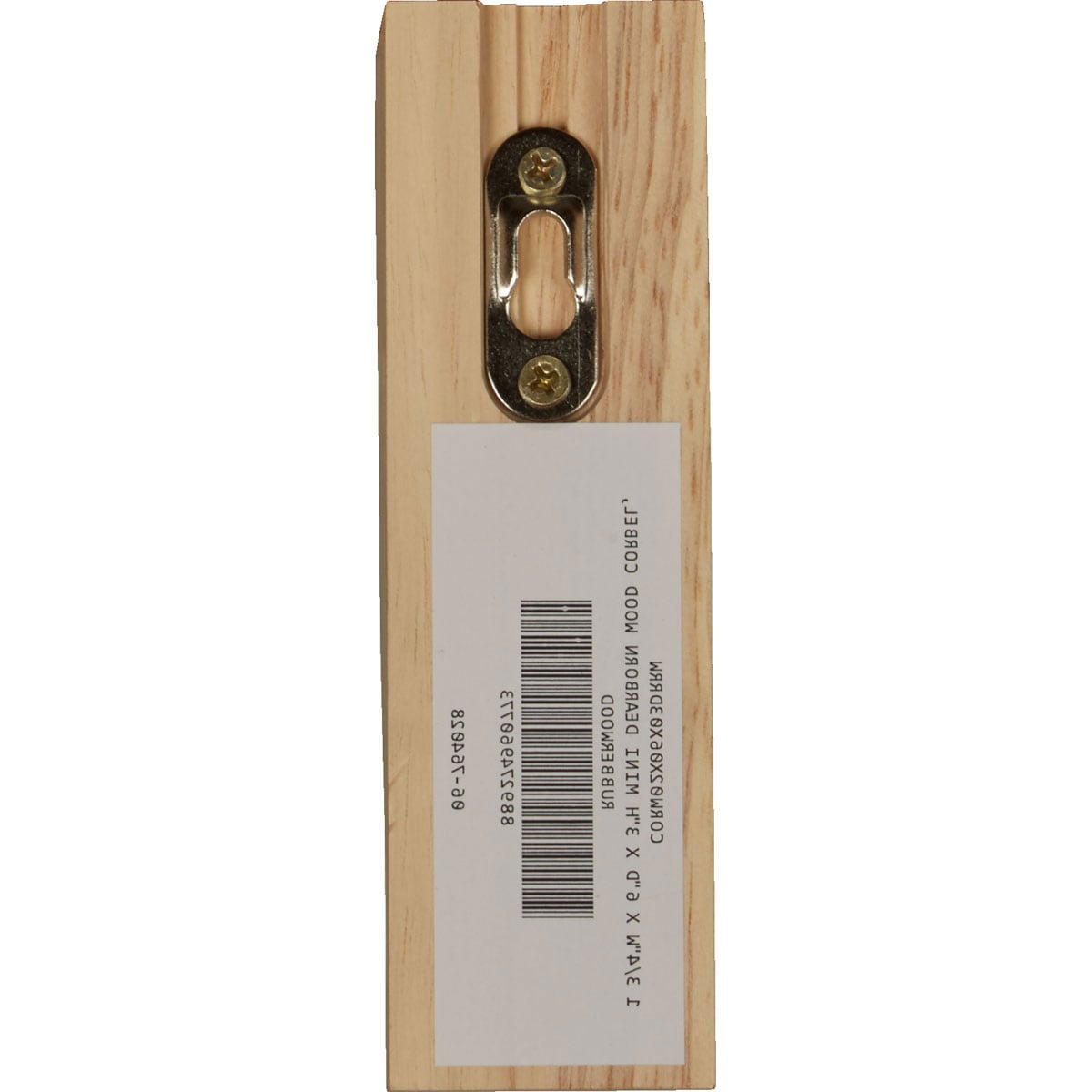 Mini Dearborn 6" Natural Rubberwood Corbel