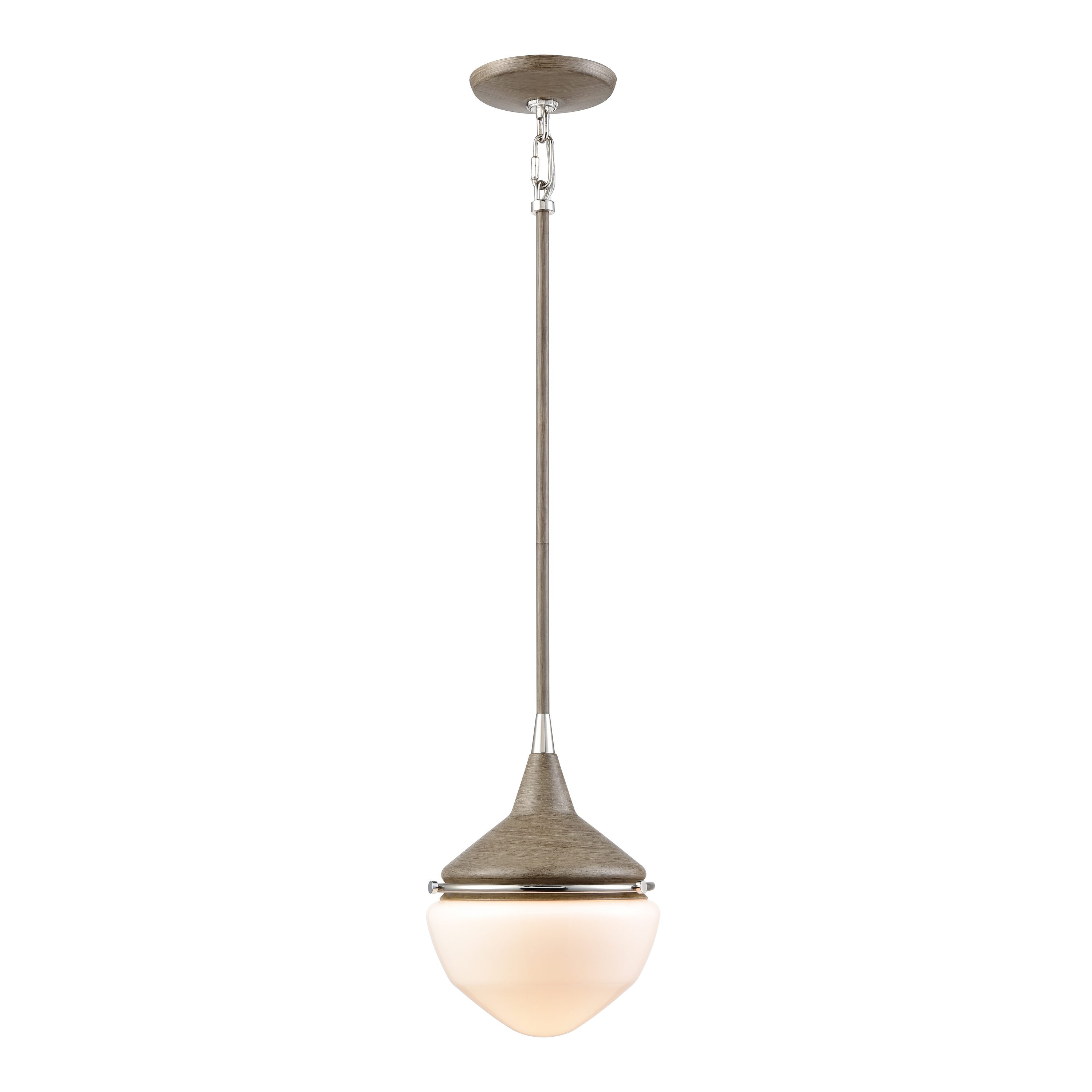 Westmore by ELK Lighting LWPN-210920074 Mickley 1 -Light Pecan Transitional Mini Hanging Pendant light