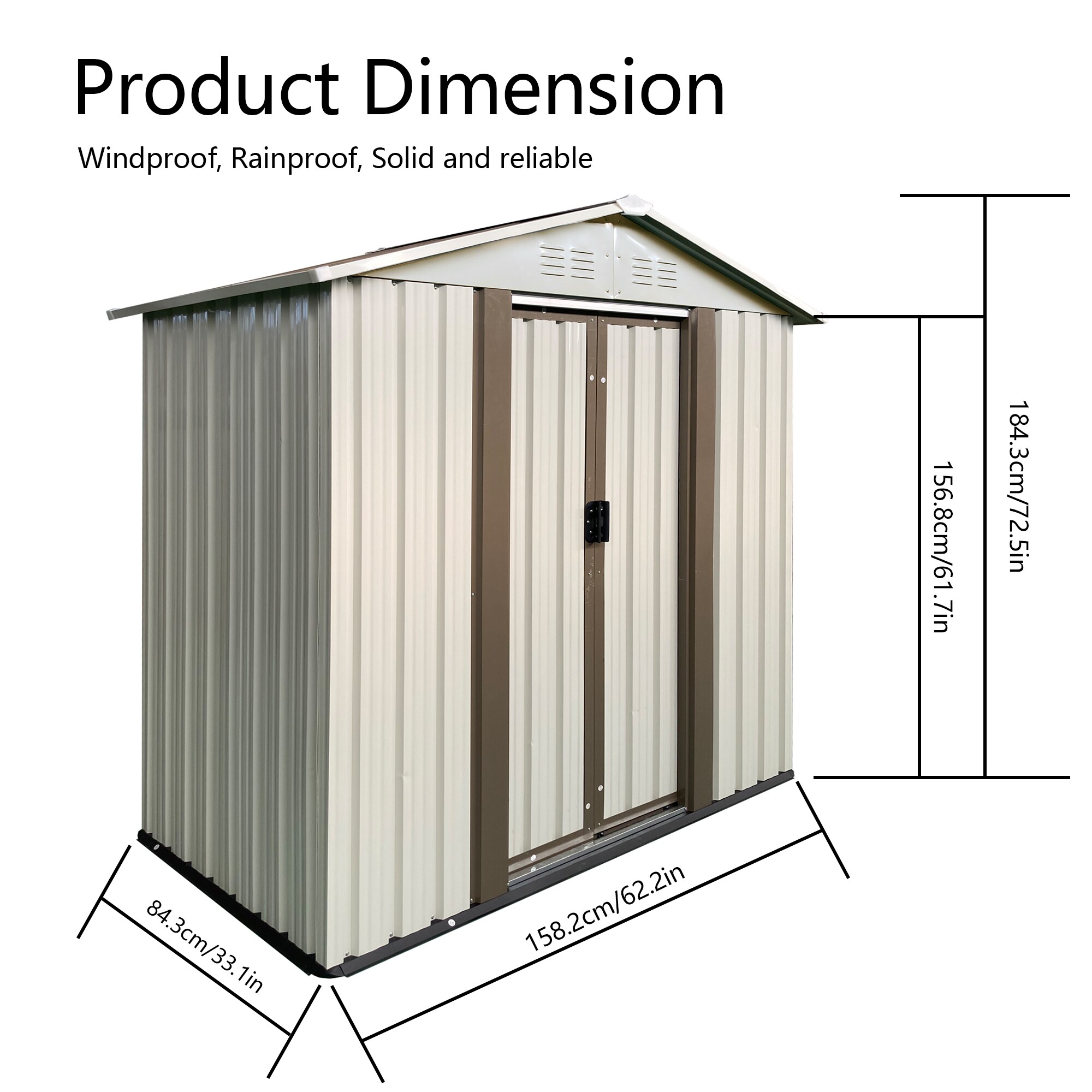 Wooakway FXLS0604-603Z311 Metal-Storage-Buildings-Sheds - View #7