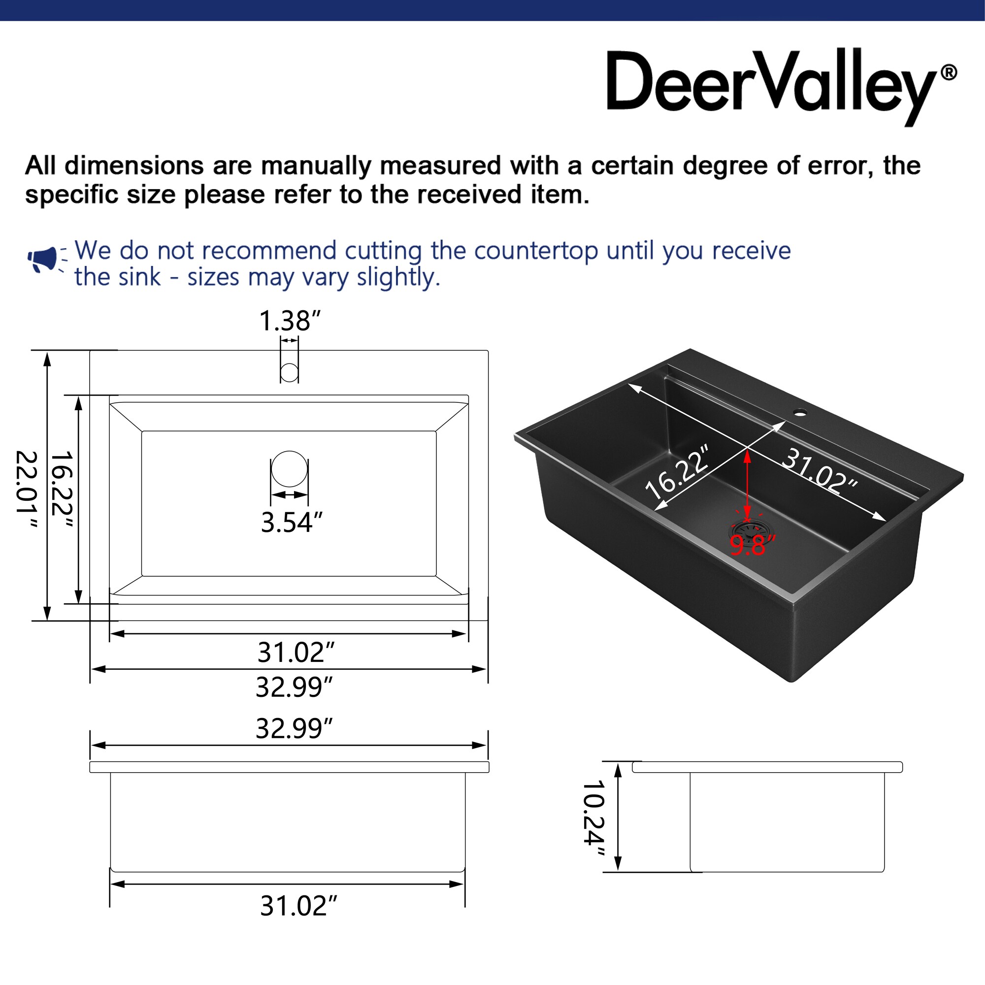 DeerValley DV-1K0170 Kitchen-Sinks - View #8