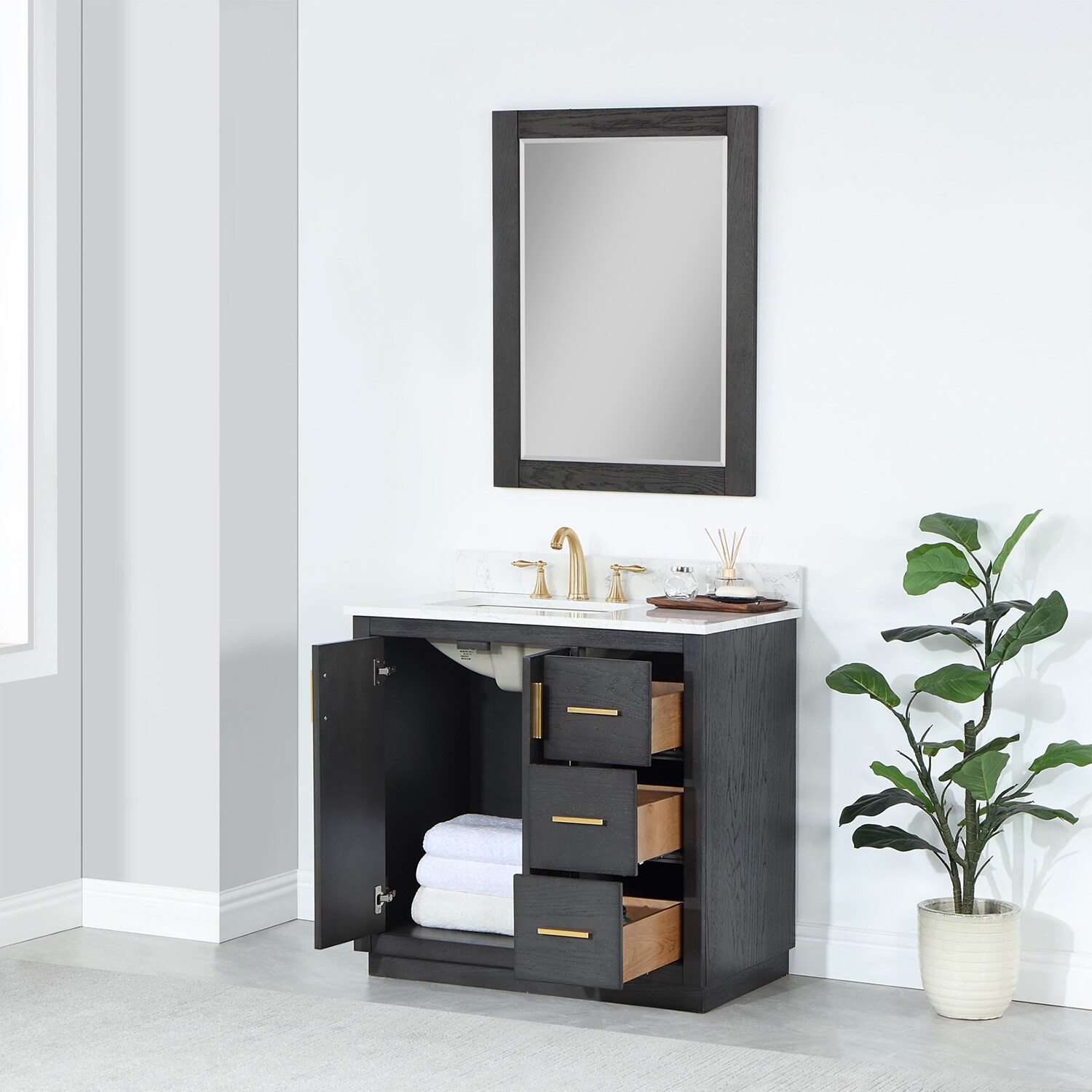 Altair 543036-BN-GW Bath-Vanity-Combo - View #7