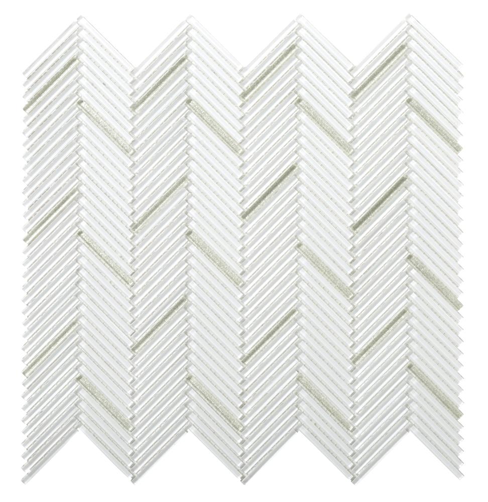 Emser W87PIVOBE1112MO Pivot 12-Pack Bend 11-in x 12-in Glass Border Tile (10.88-sq. ft/ Box Only)