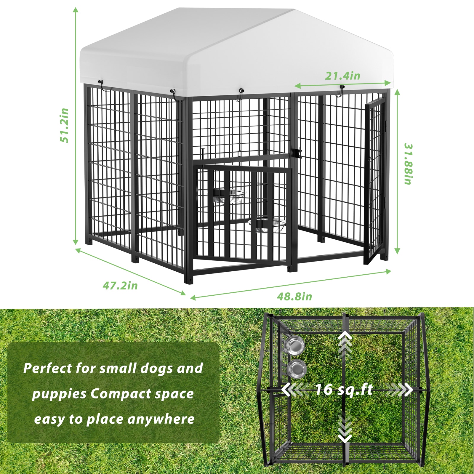 LOVMOR SF-L-GWL-4X4 Pet-Crates-Carriers - View #3
